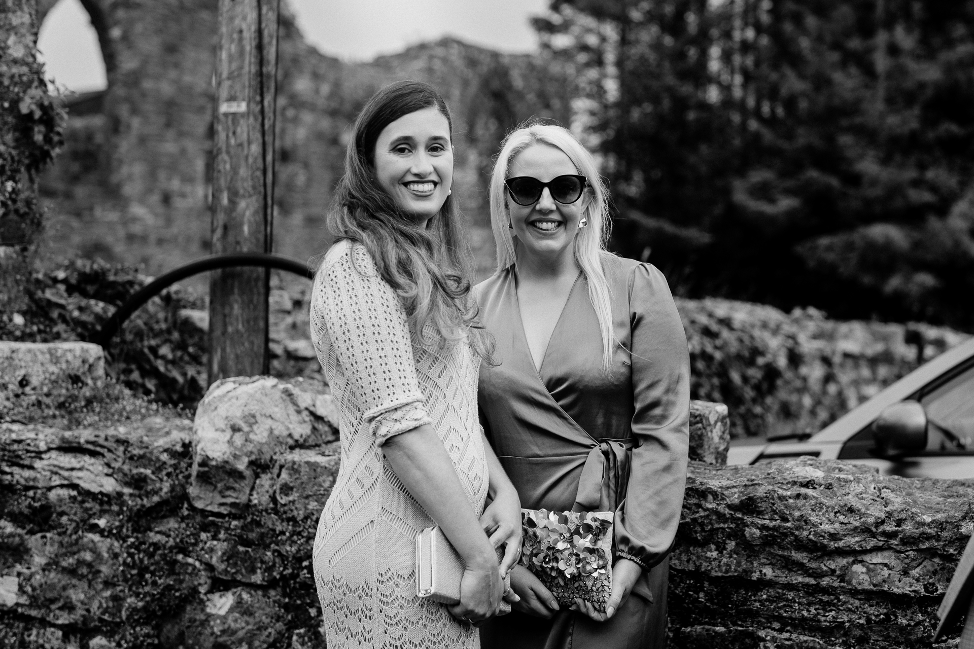 Two women posing for a picture