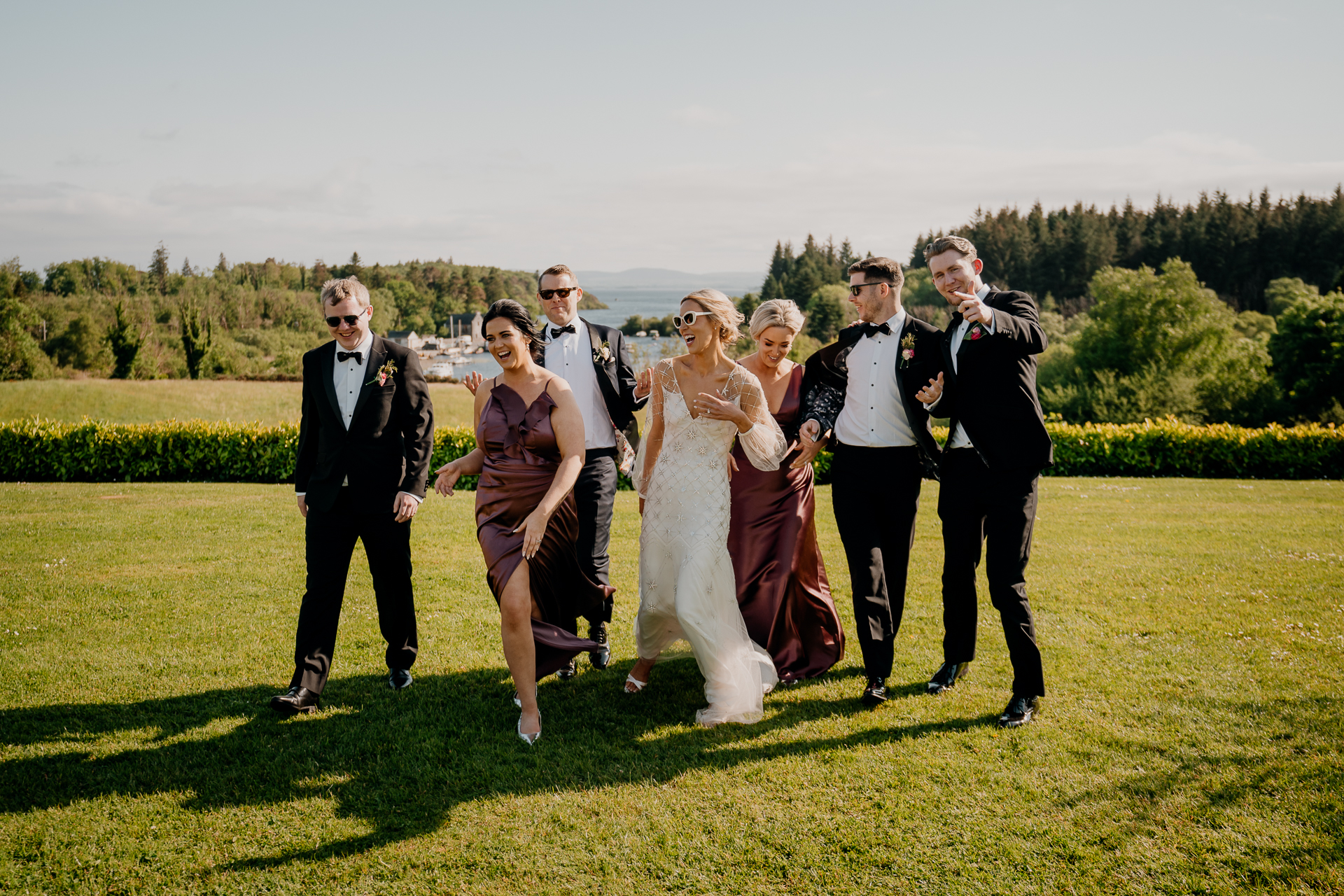 A group of people posing for a photo