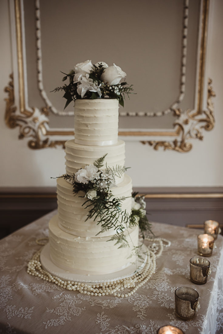 A wedding cake