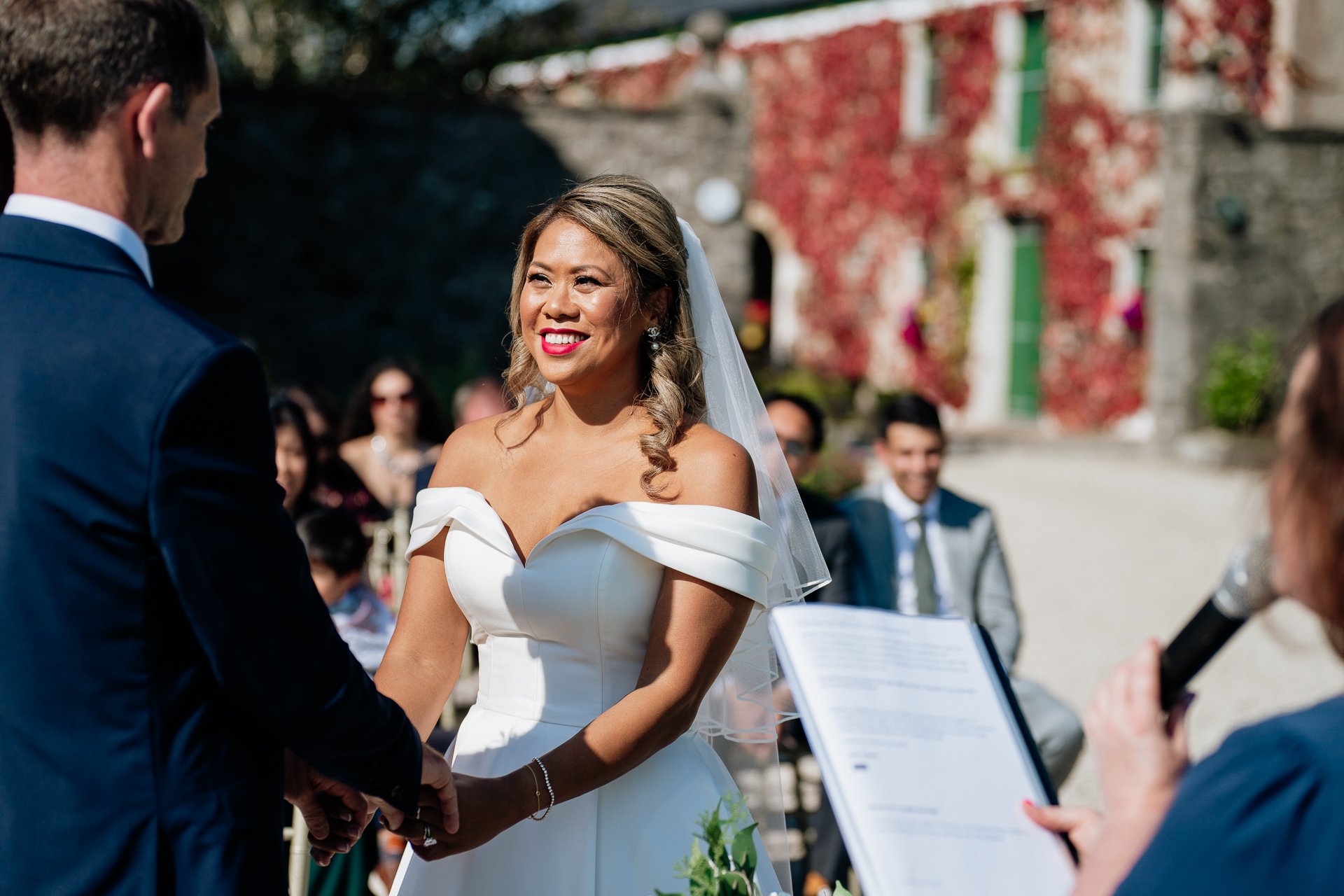 A person in a white dress