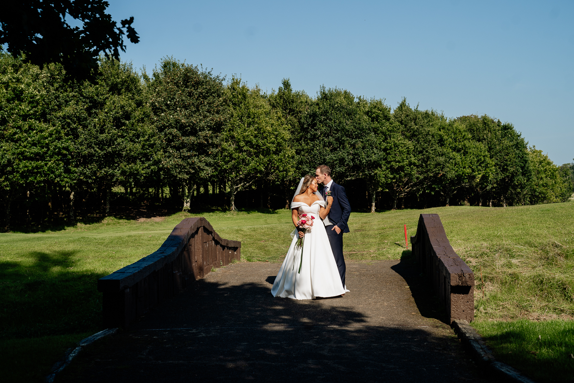 A man and woman kissing