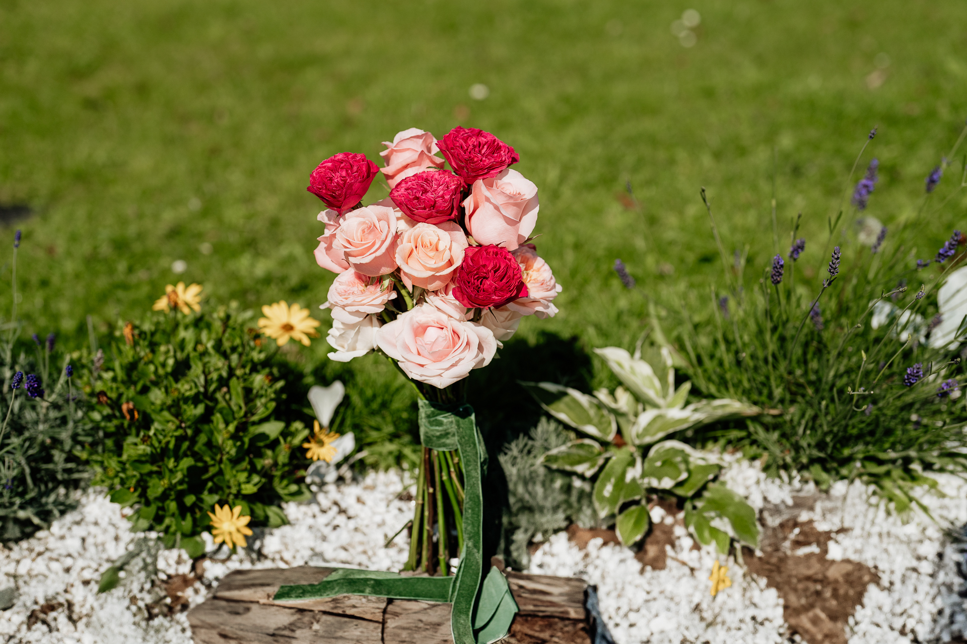 A bouquet of flowers