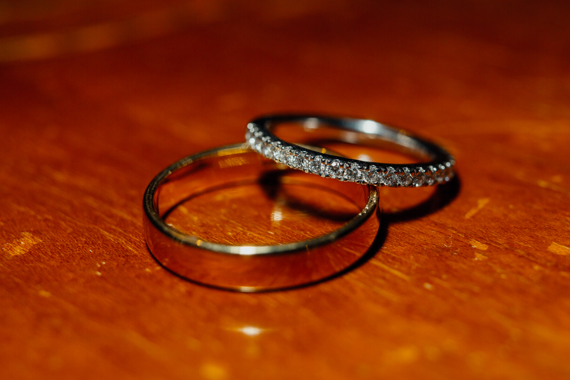 A ring on a table