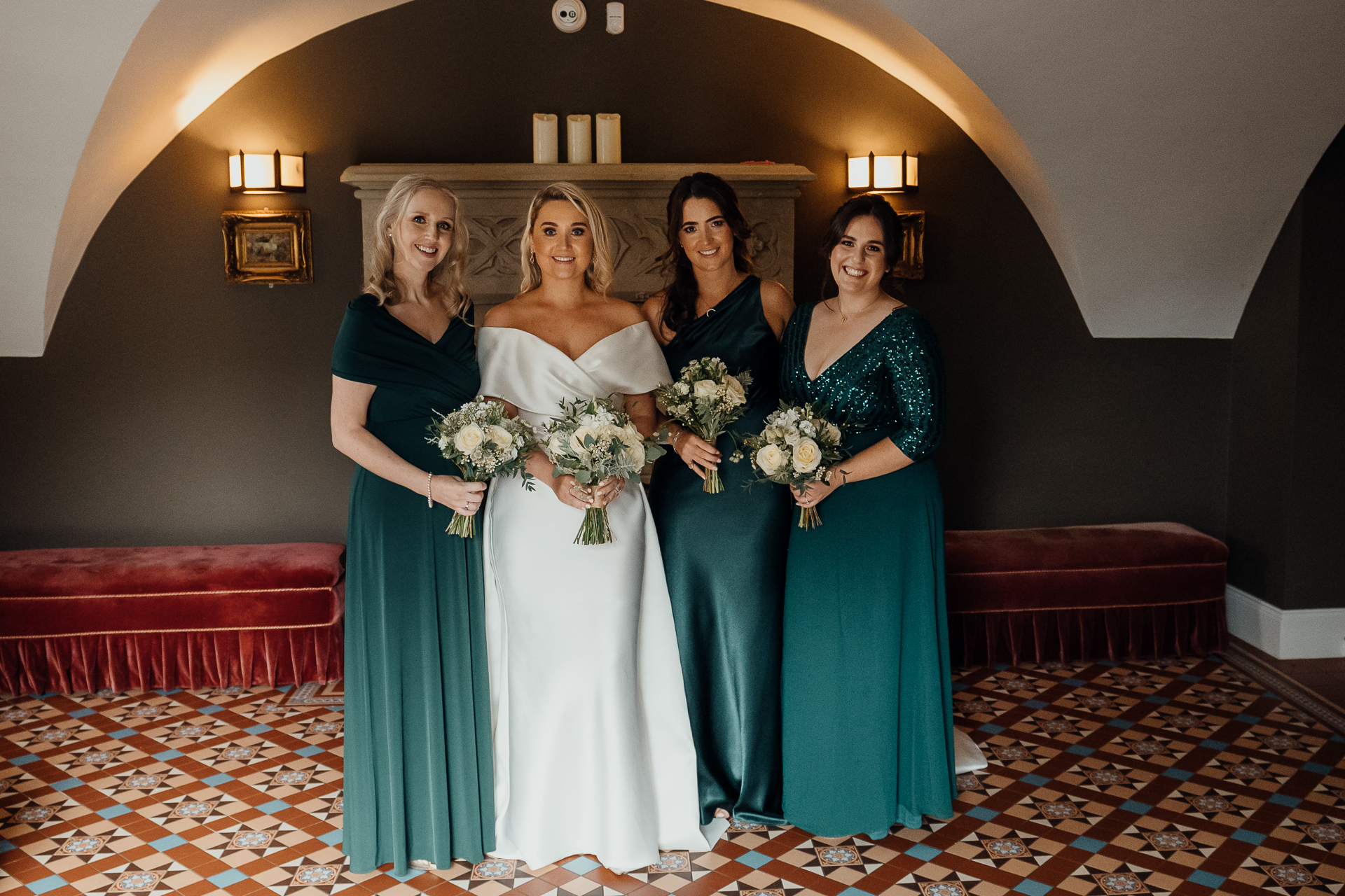 A group of women posing for a picture