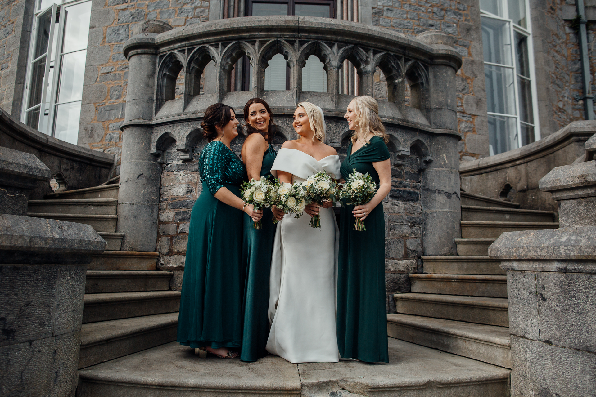 A group of women posing for a picture