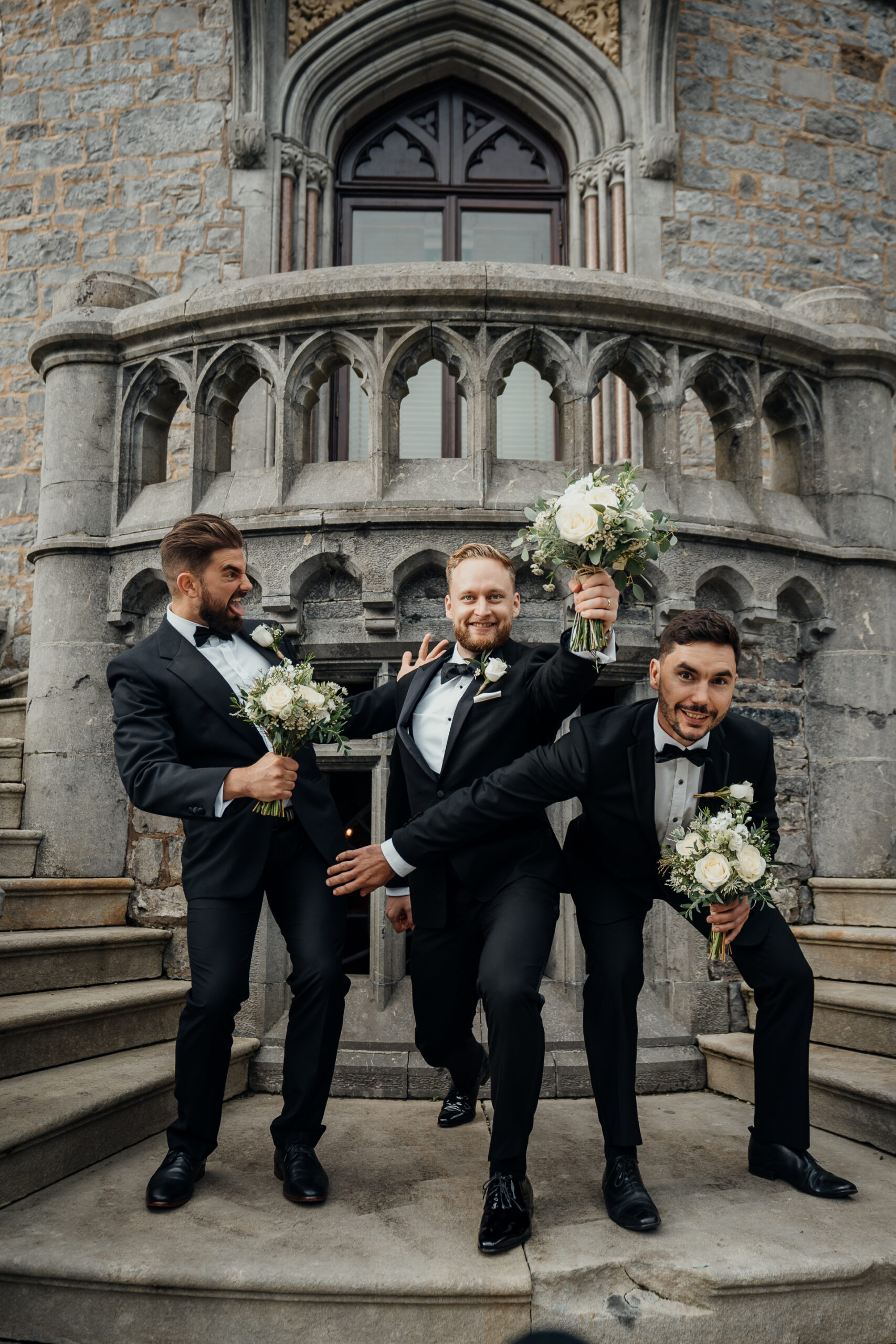 A group of men in suits