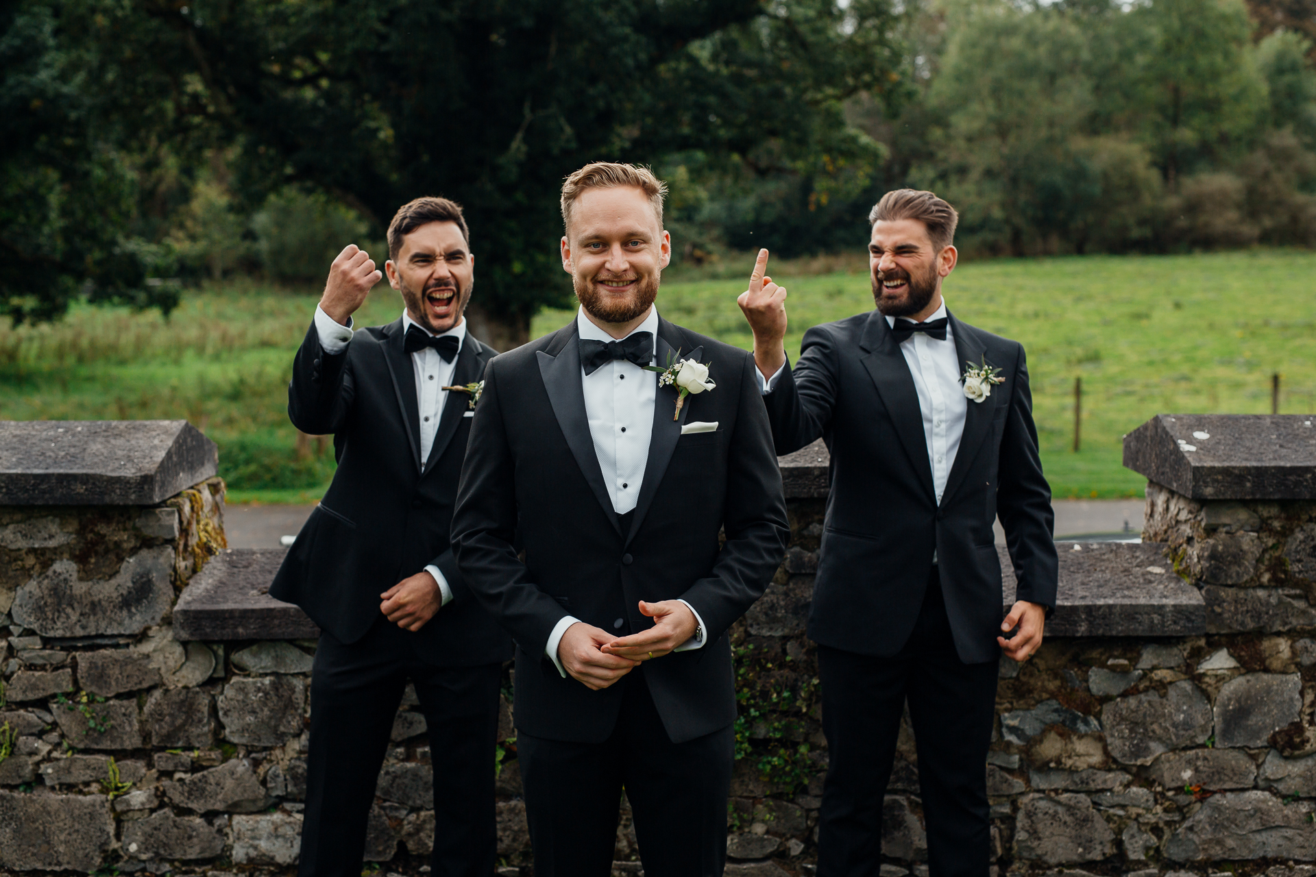 A group of men in suits