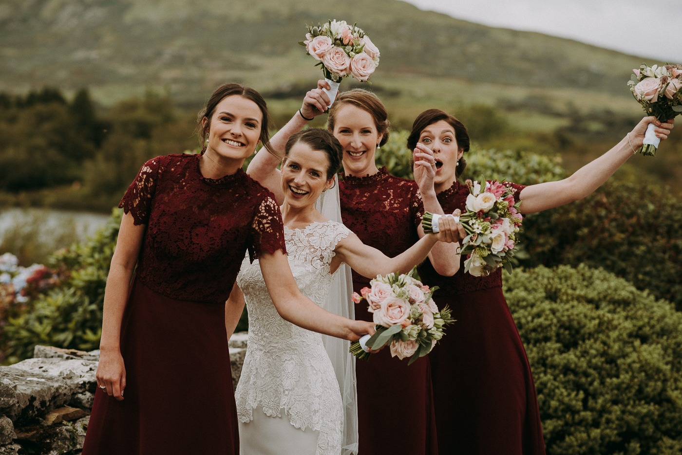 Leonora Kennedy et al. that are standing in a wedding dress