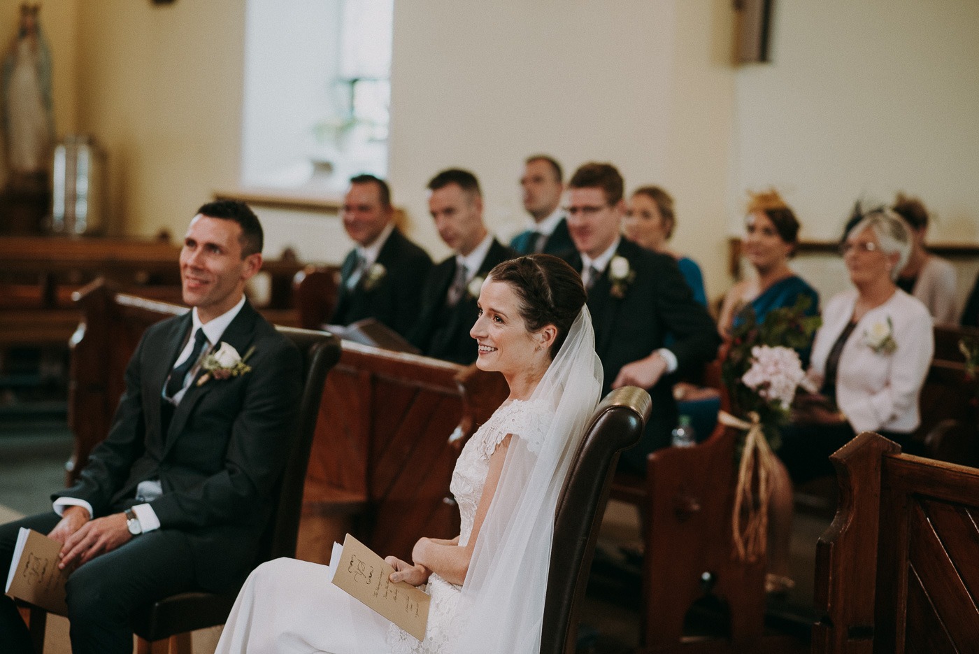 A man and a woman in a suit and tie