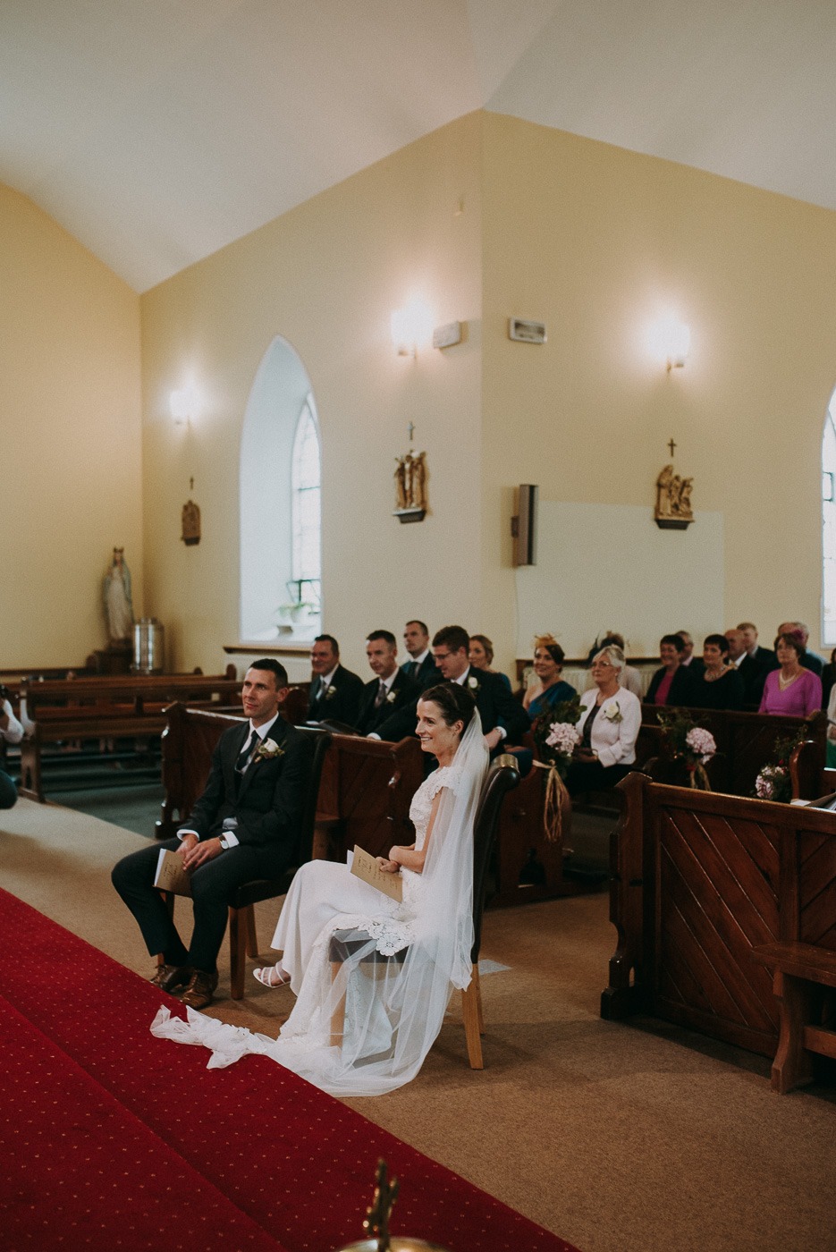 A group of people in a room