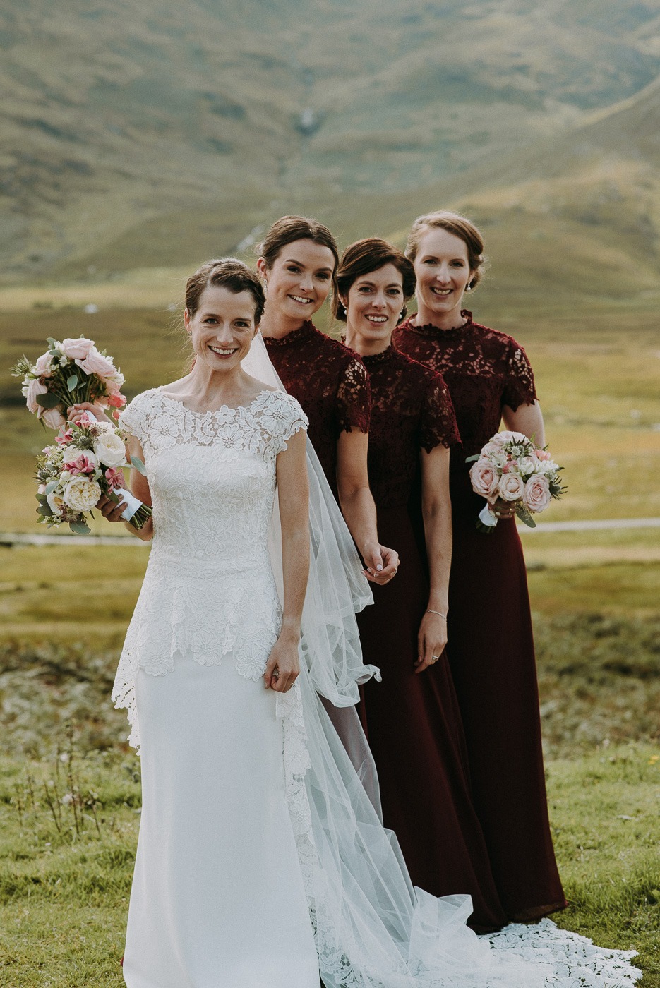 Leonora Kennedy in a wedding dress