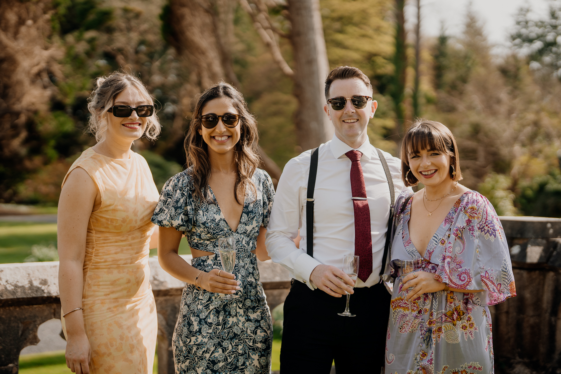 A group of people posing for a photo