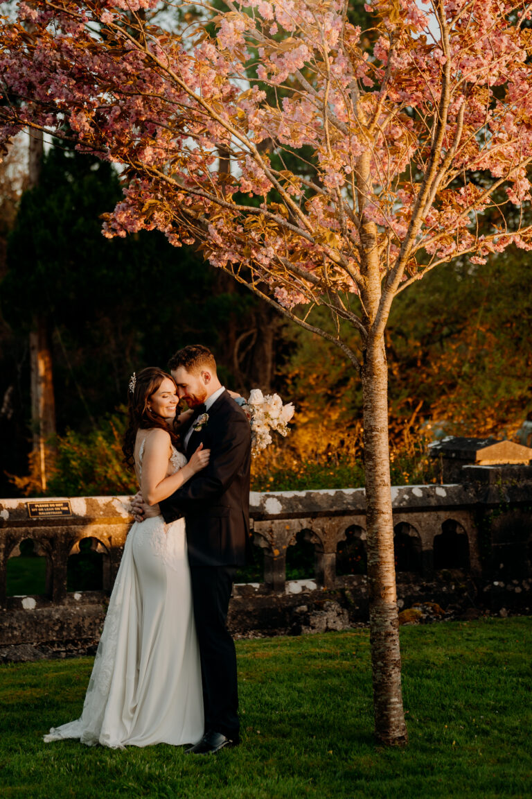 Markree-Castle-Wedding-Bride-Groom-Sunset-Session