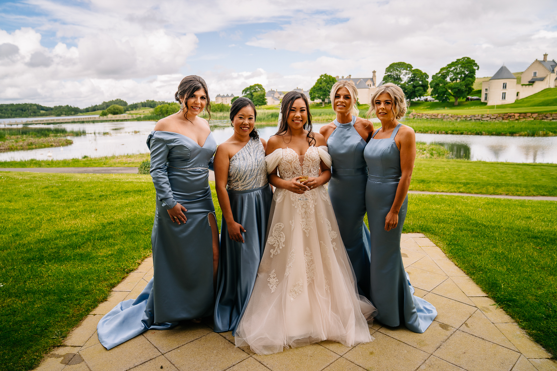 A group of women posing for a picture