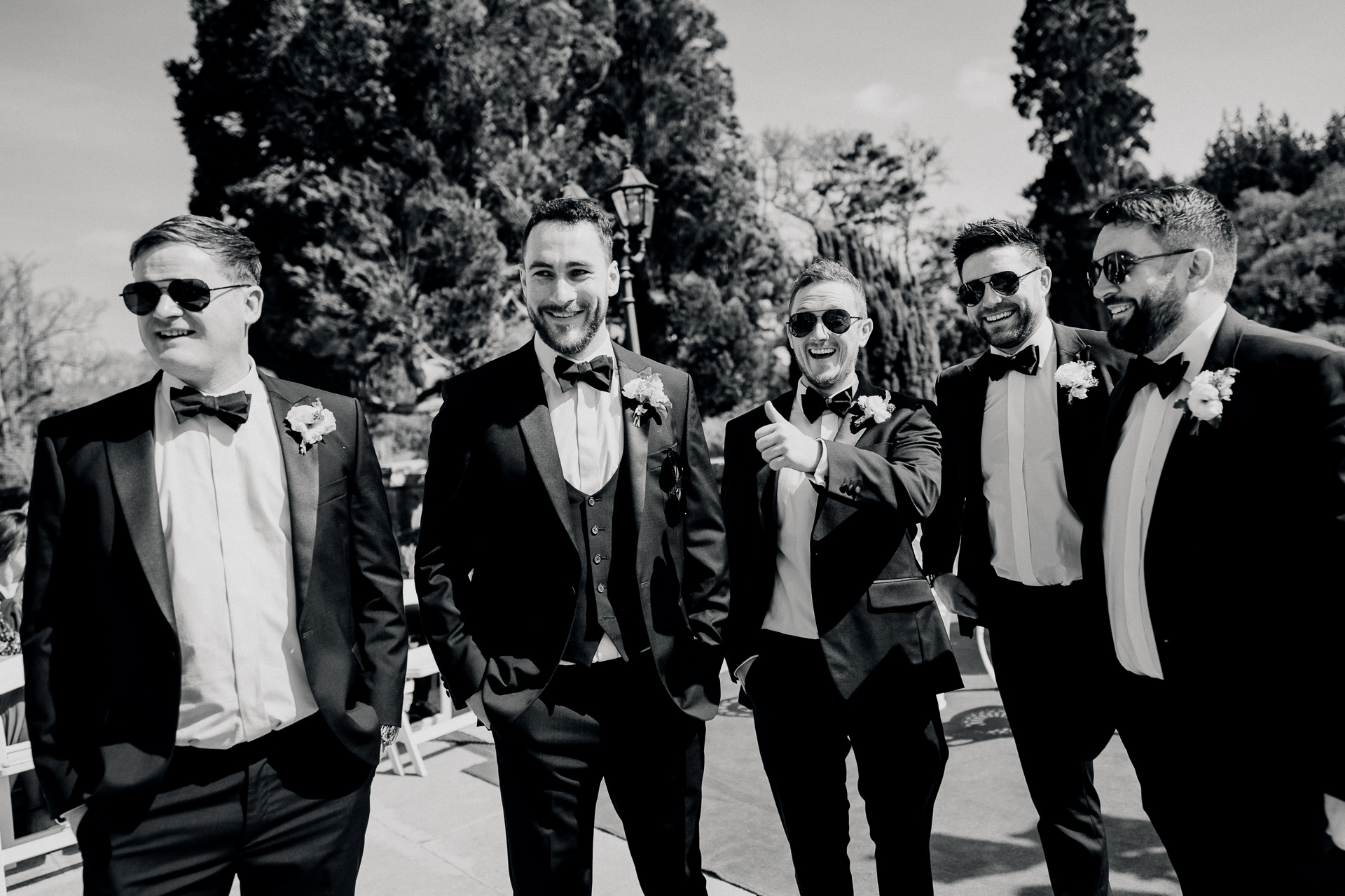 A group of men in suits