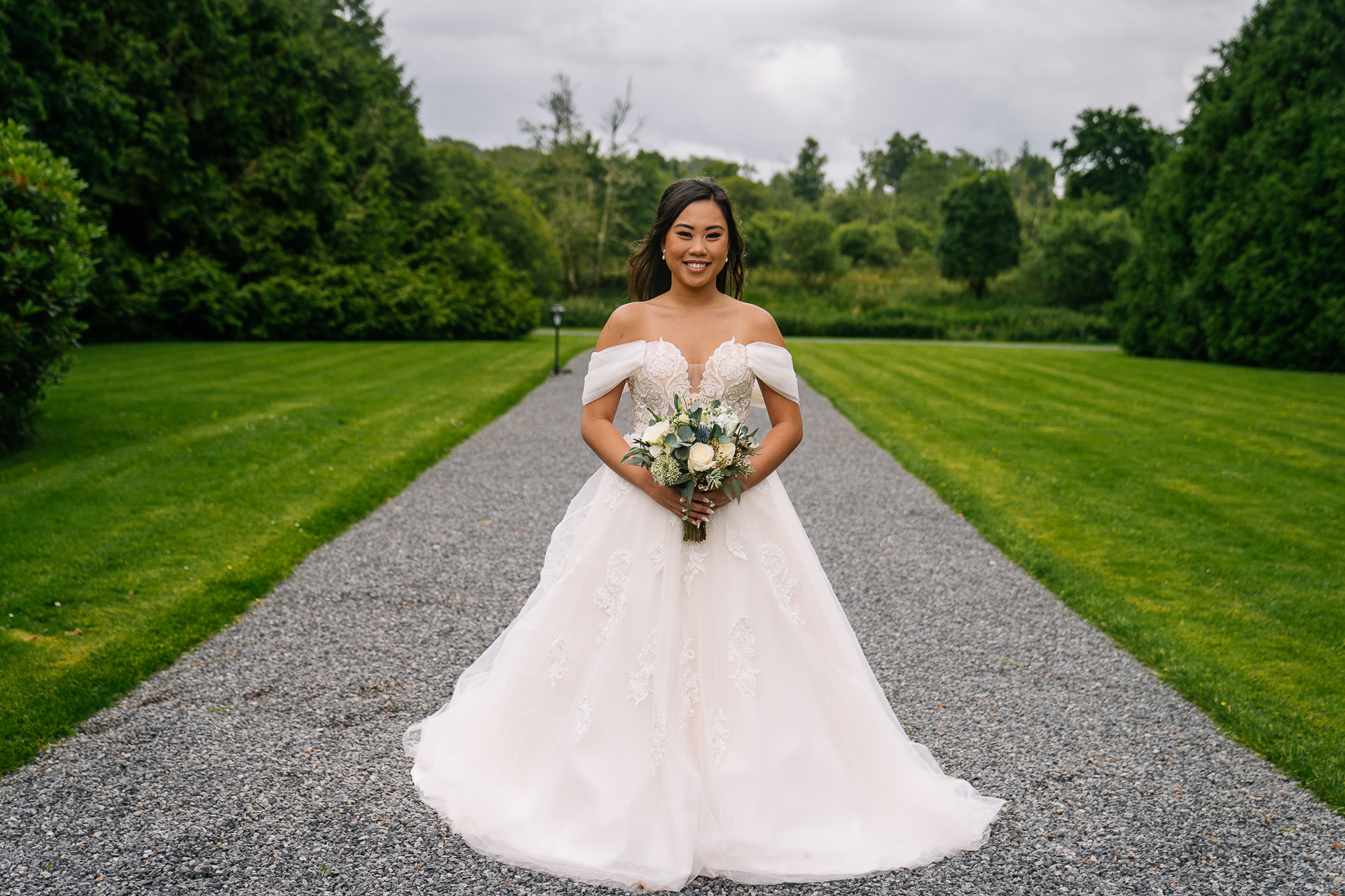 A person in a white dress