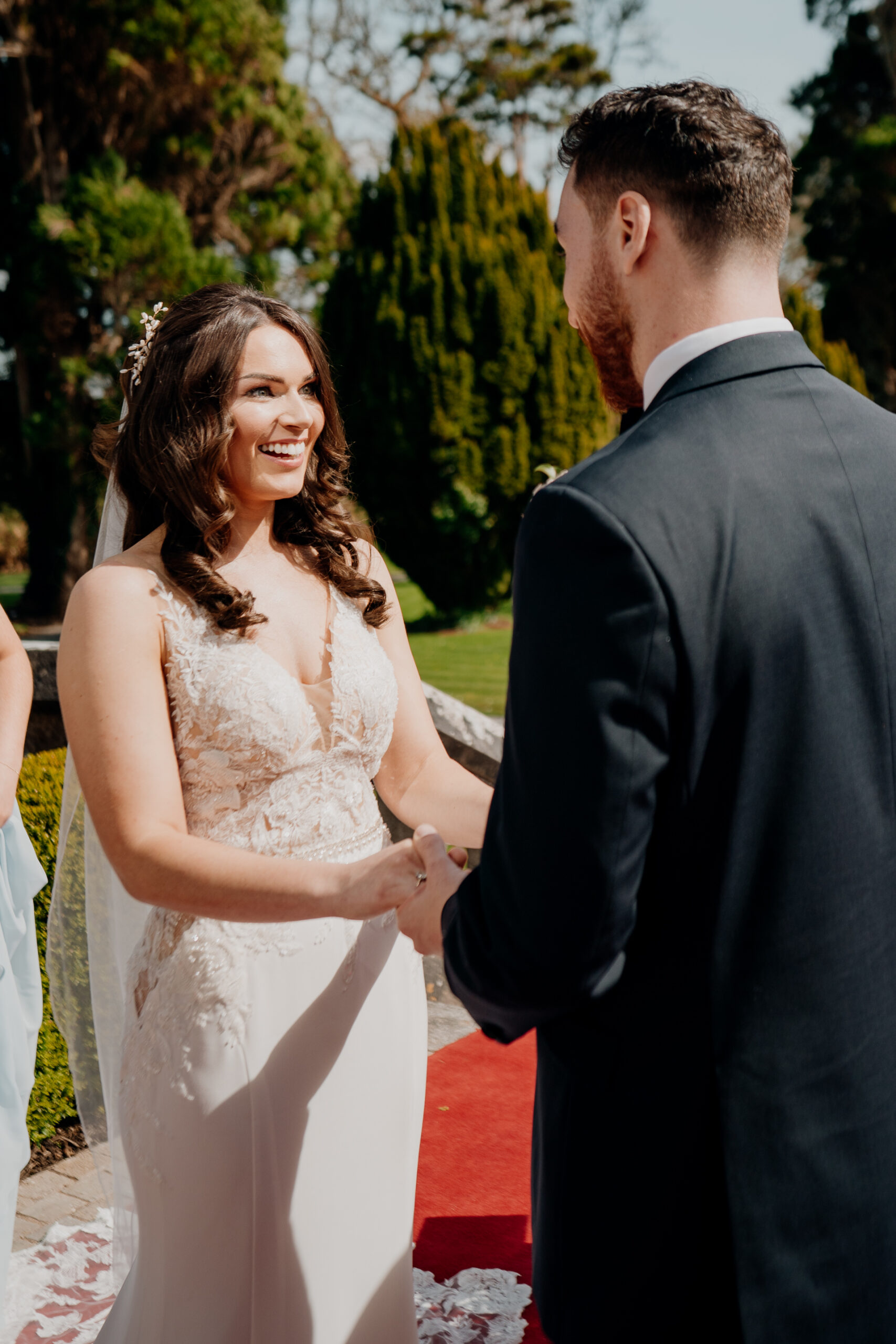 A man and woman in formal wear