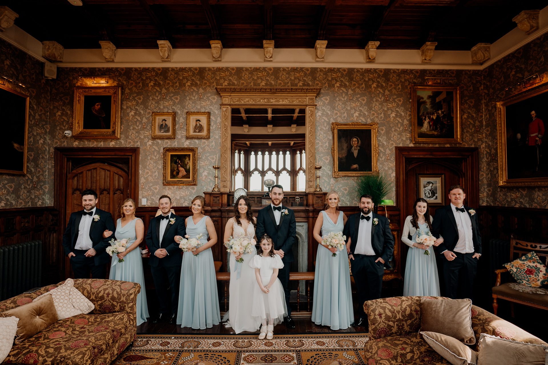 A group of people posing for a photo