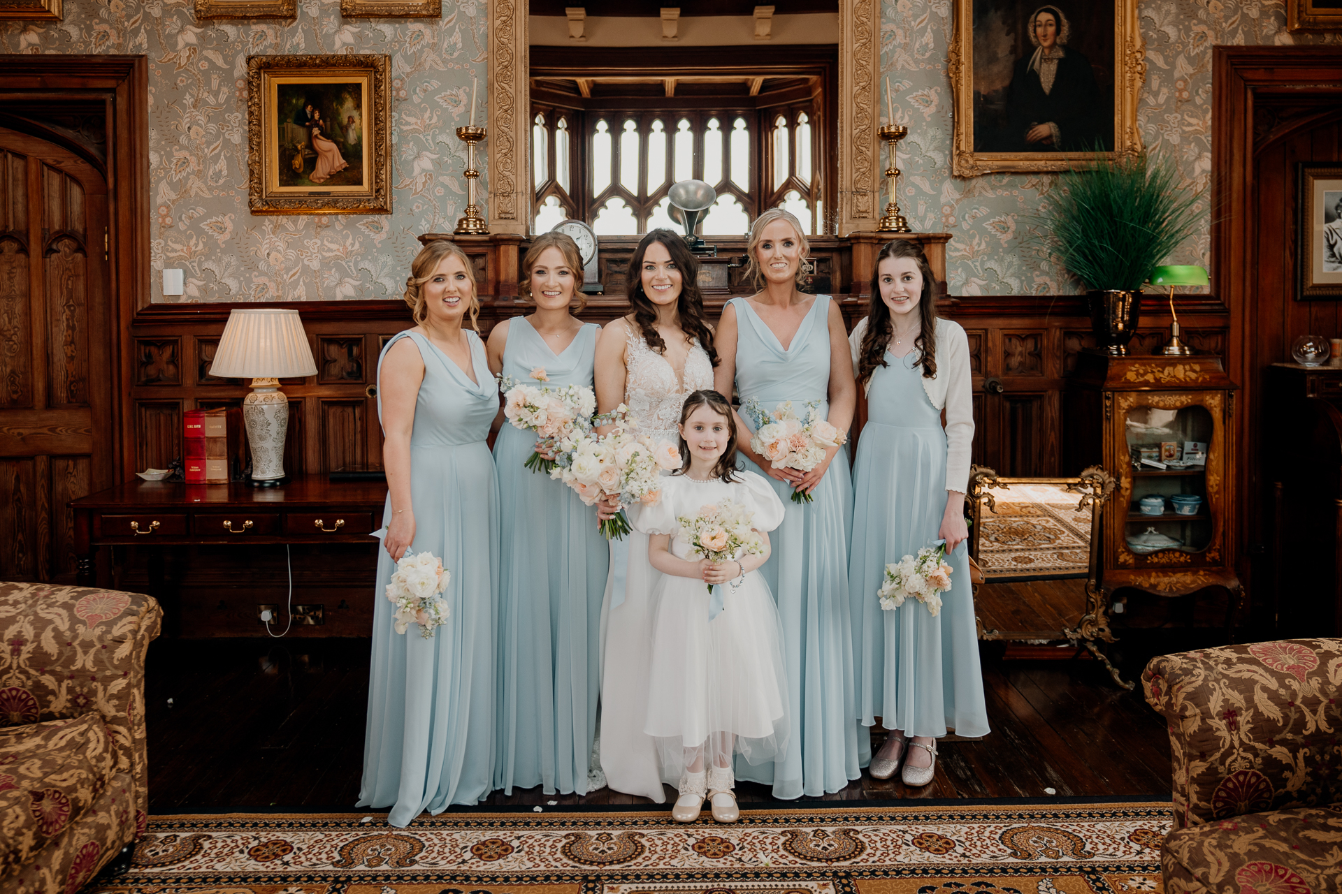 A group of women posing for a picture