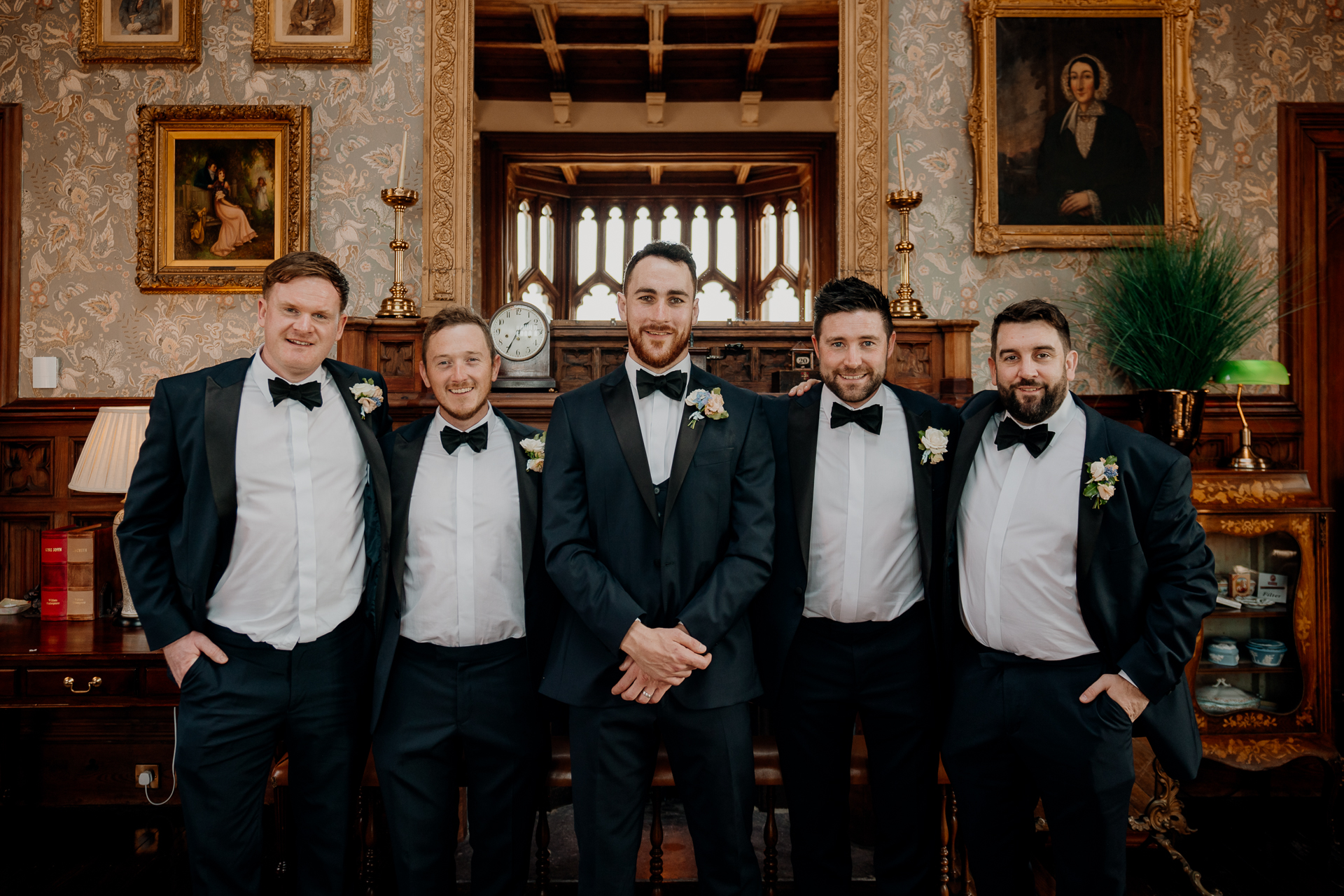 A group of men in suits