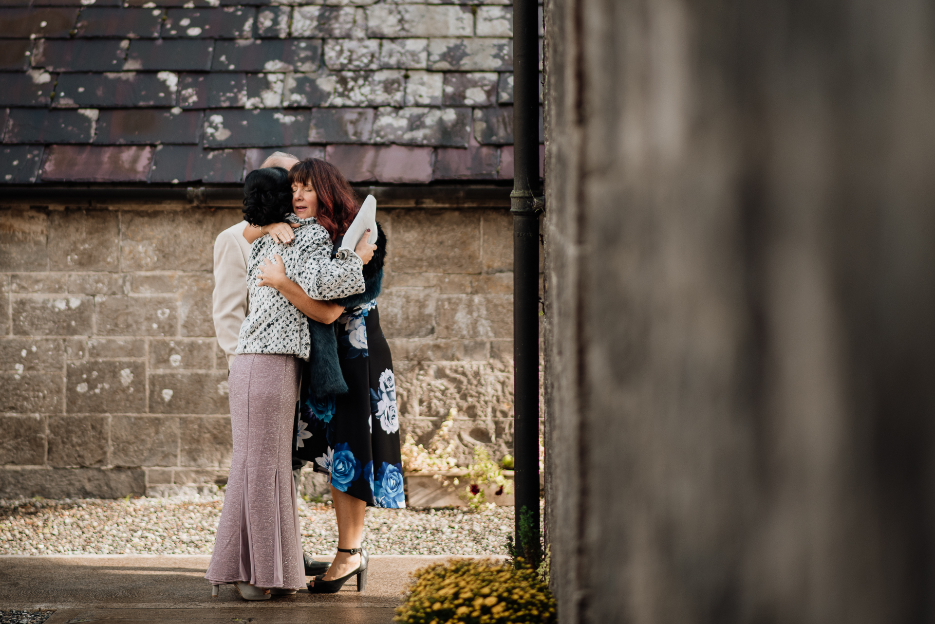 A man and woman kissing