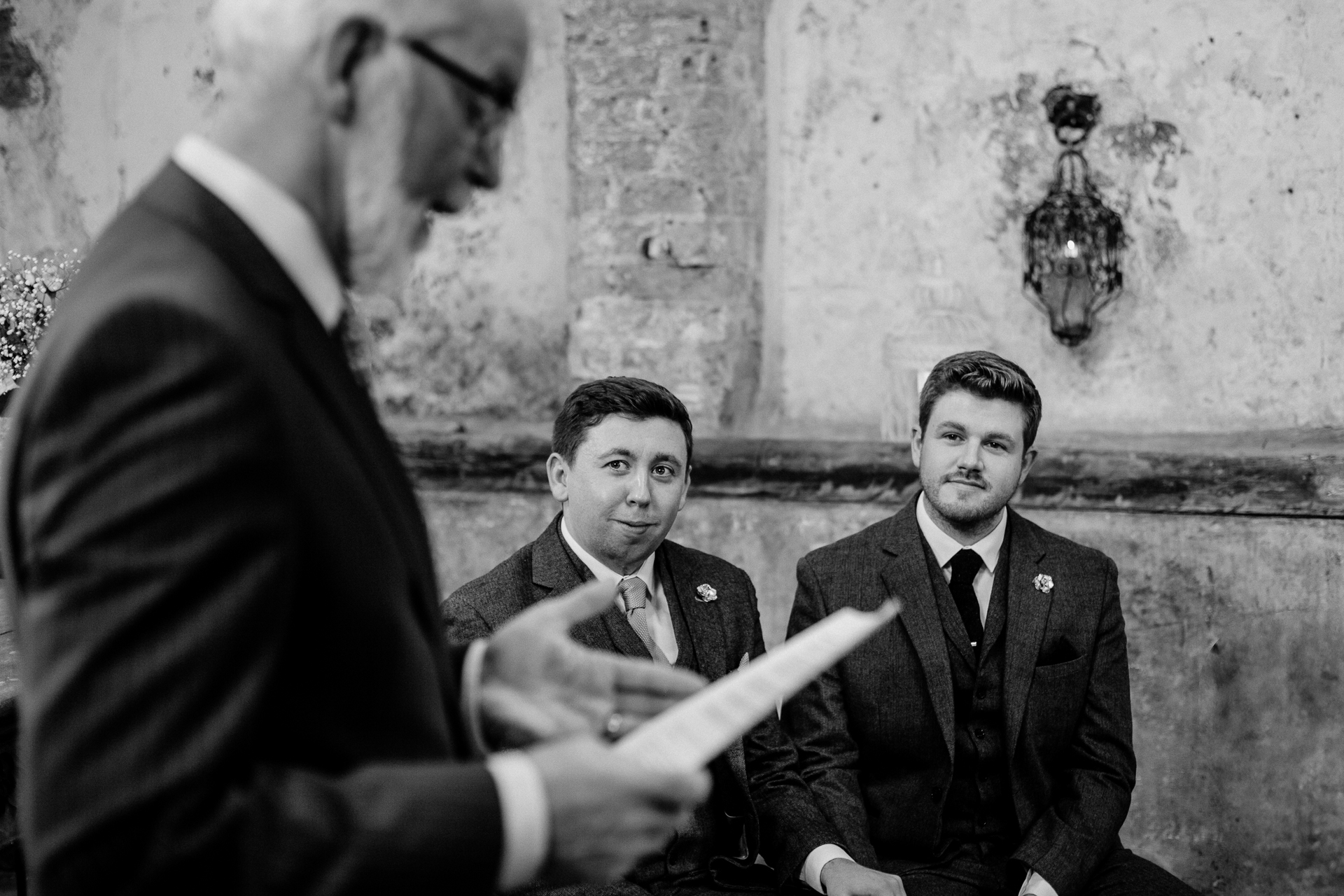 A group of men in suits