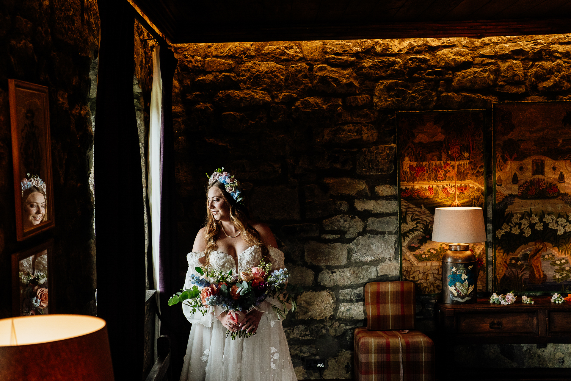 A person in a white dress