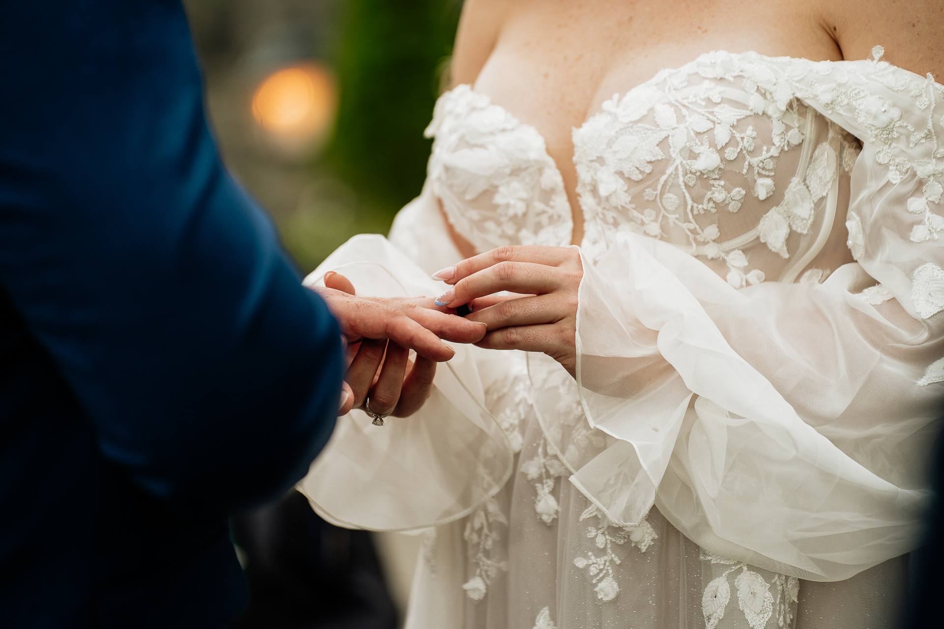 A person in a white dress