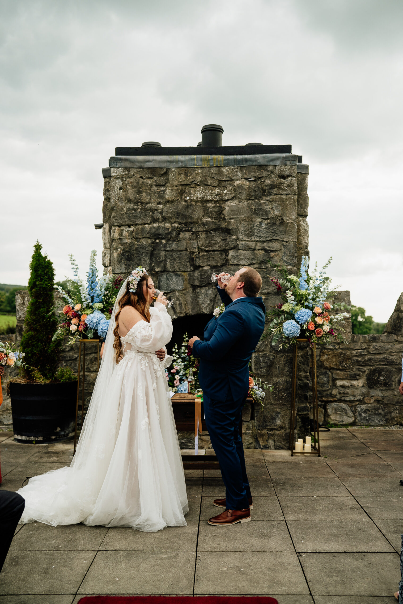 A man and woman kissing