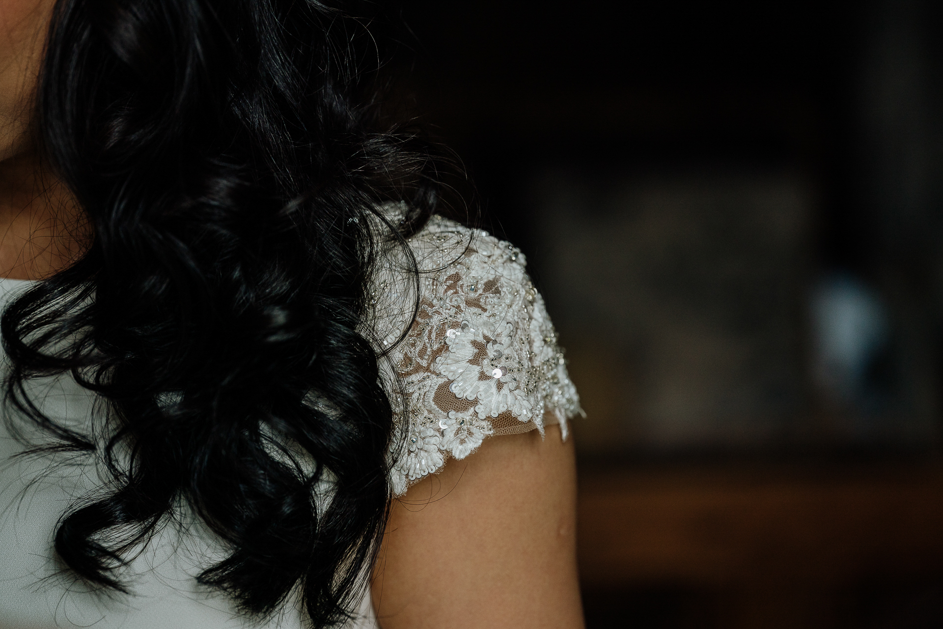 A woman with a flower in her hair