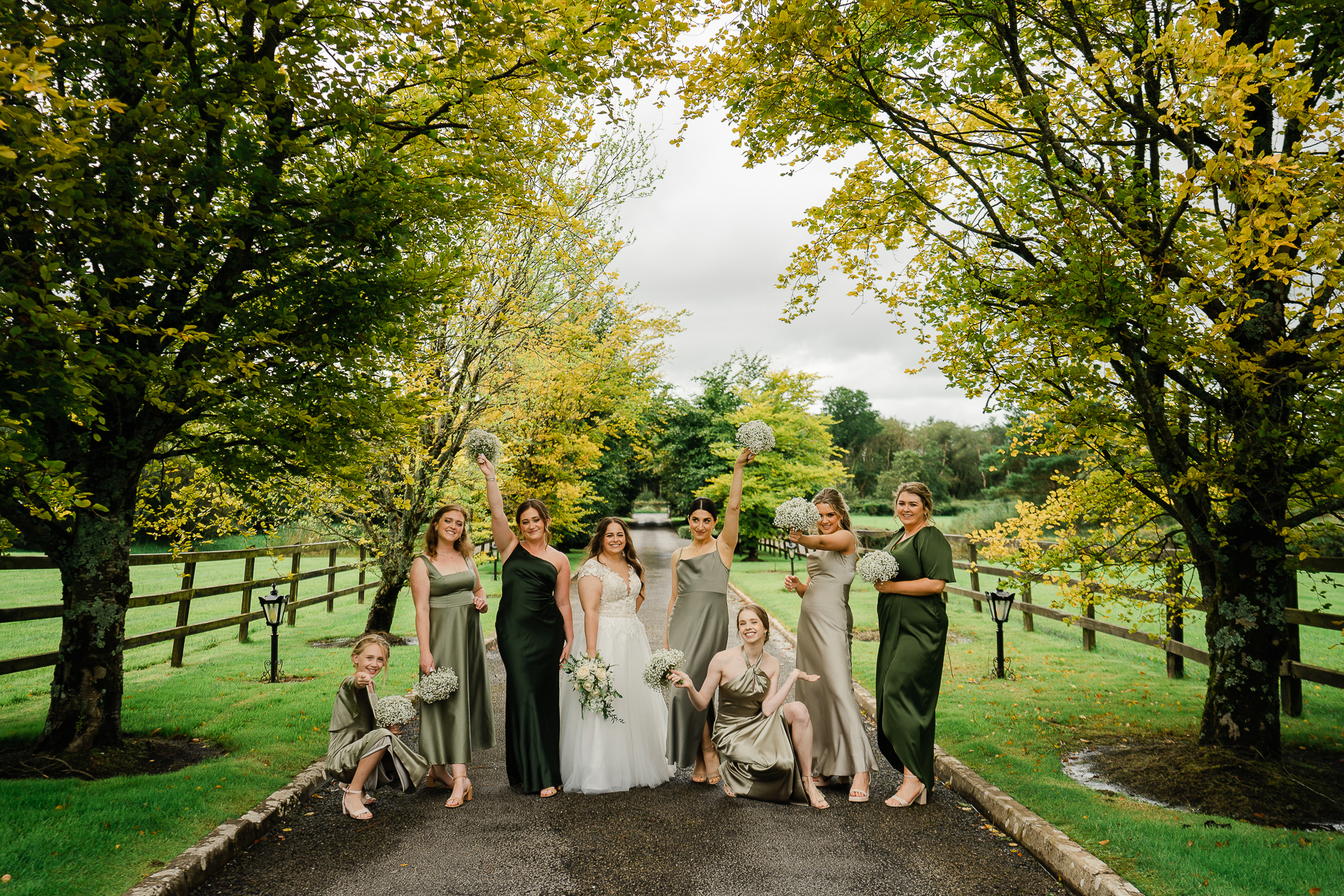 A group of people posing for a photo