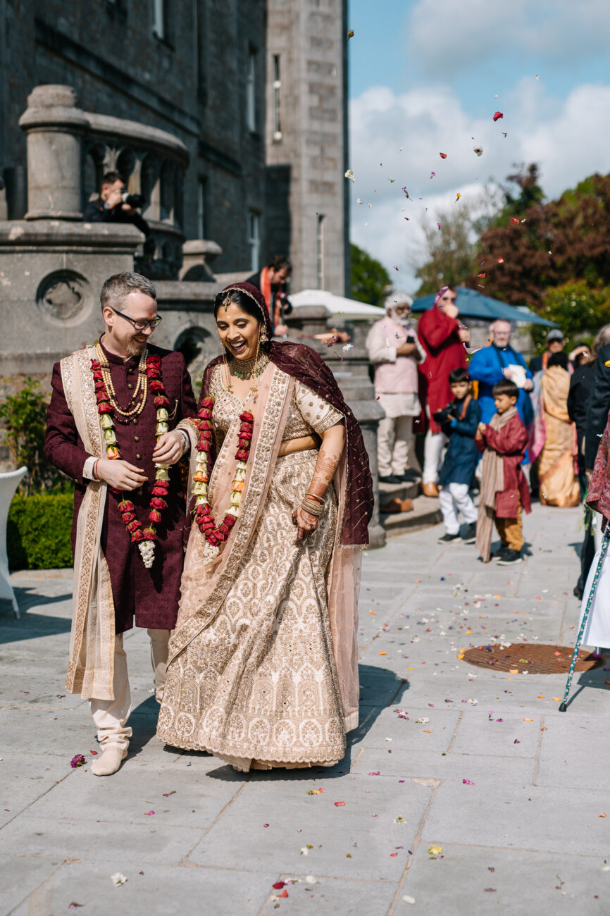 A man and woman in traditional dress