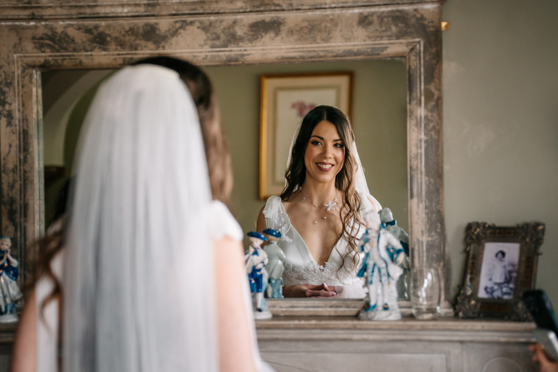 A person in a white dress