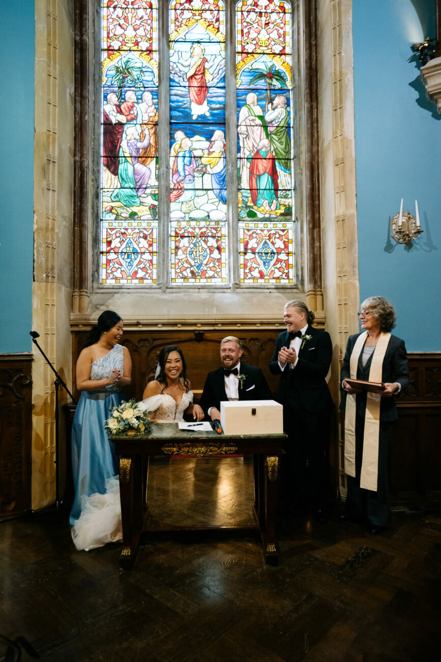 Ceremony in the Chapel in Markree Castle