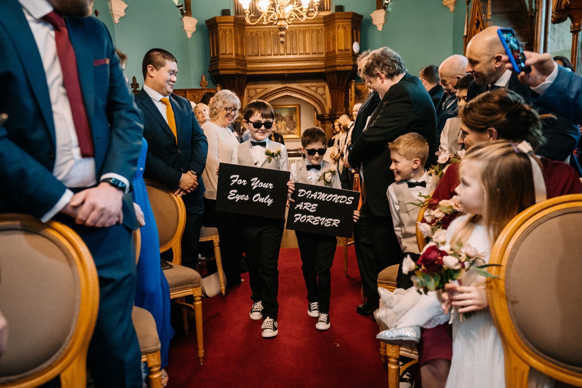 Ceremony in the Chapel in Markree Castle