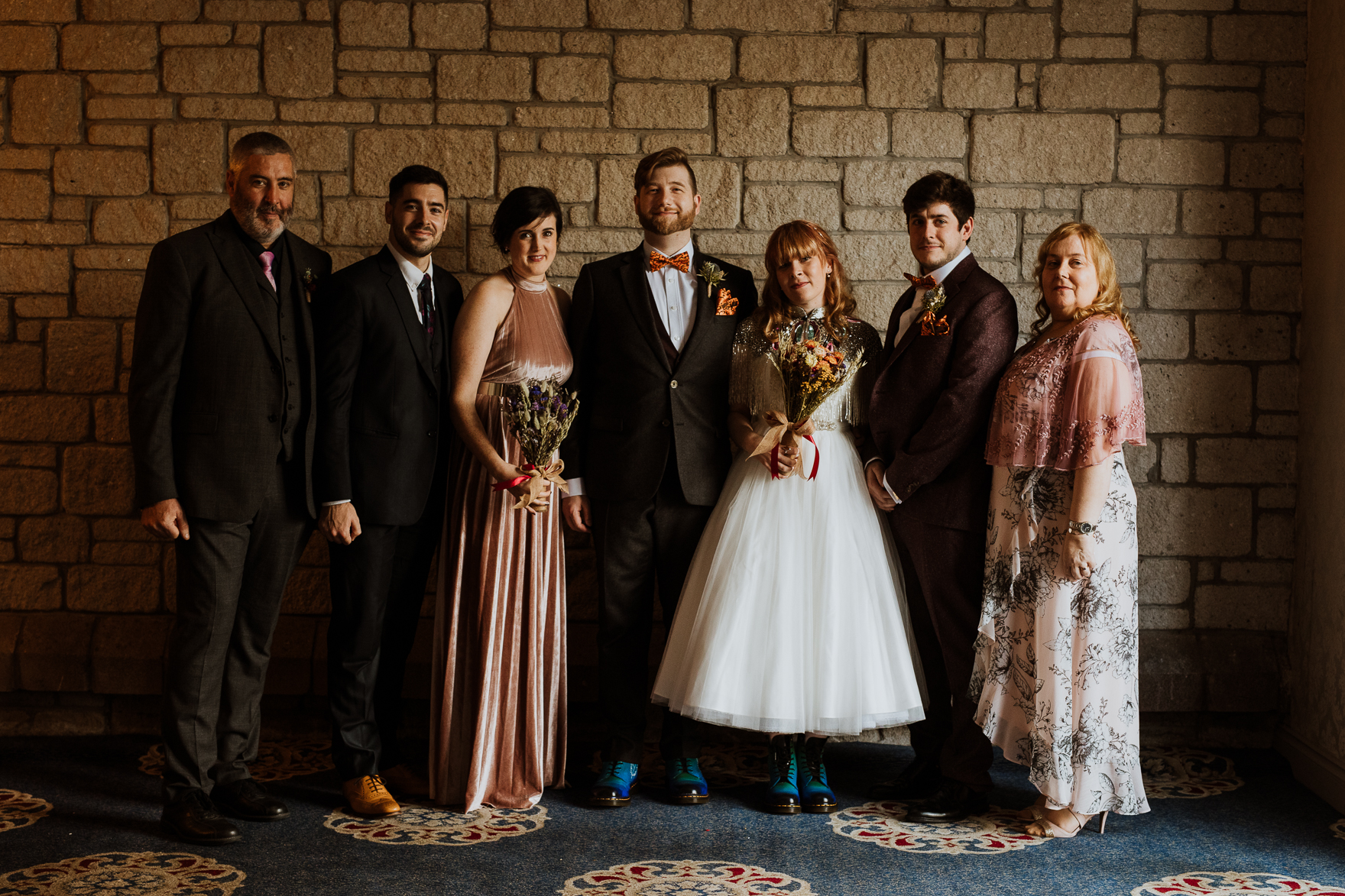 A group of people posing for the camera