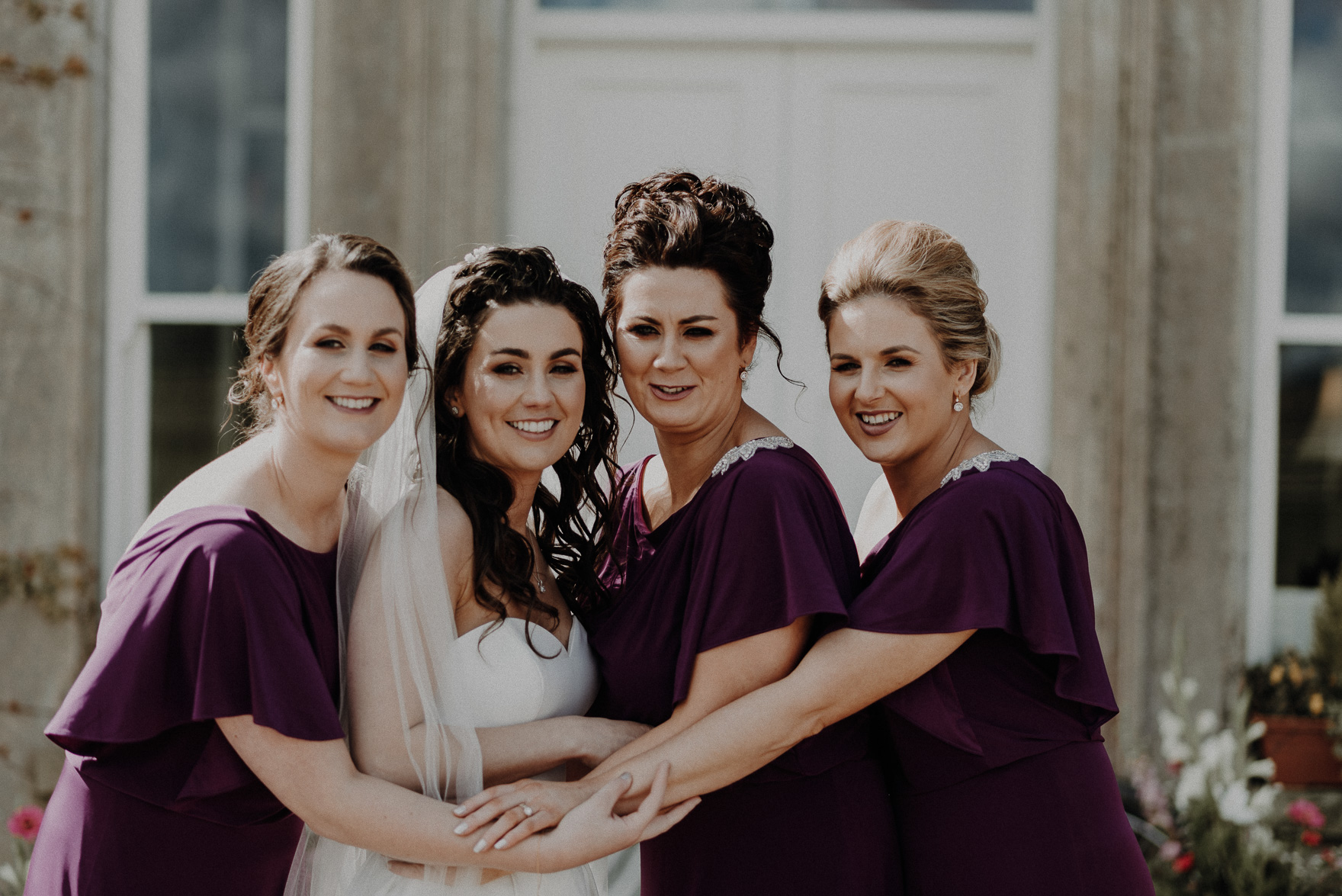 A group of people posing for the camera