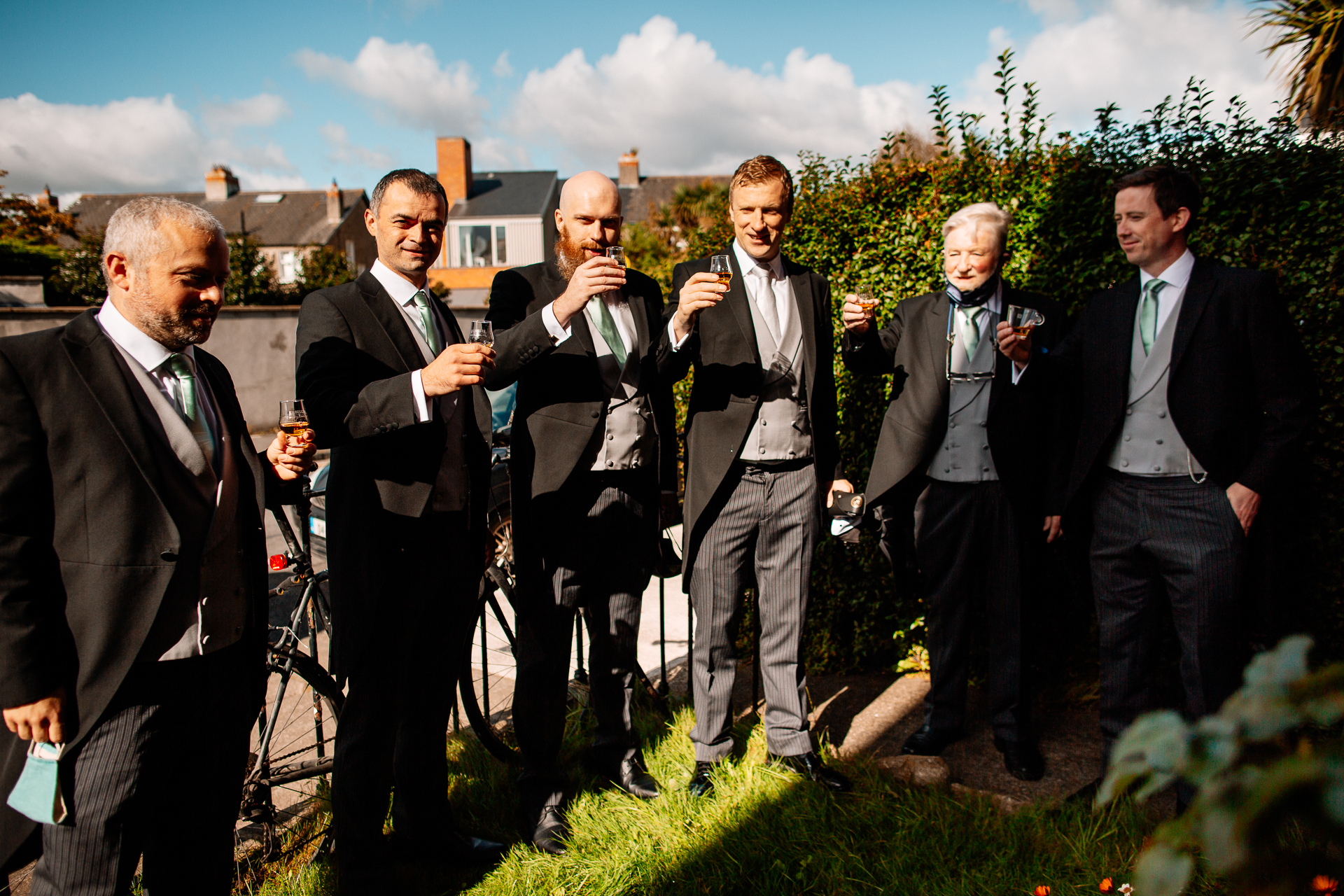 A group of men in suits