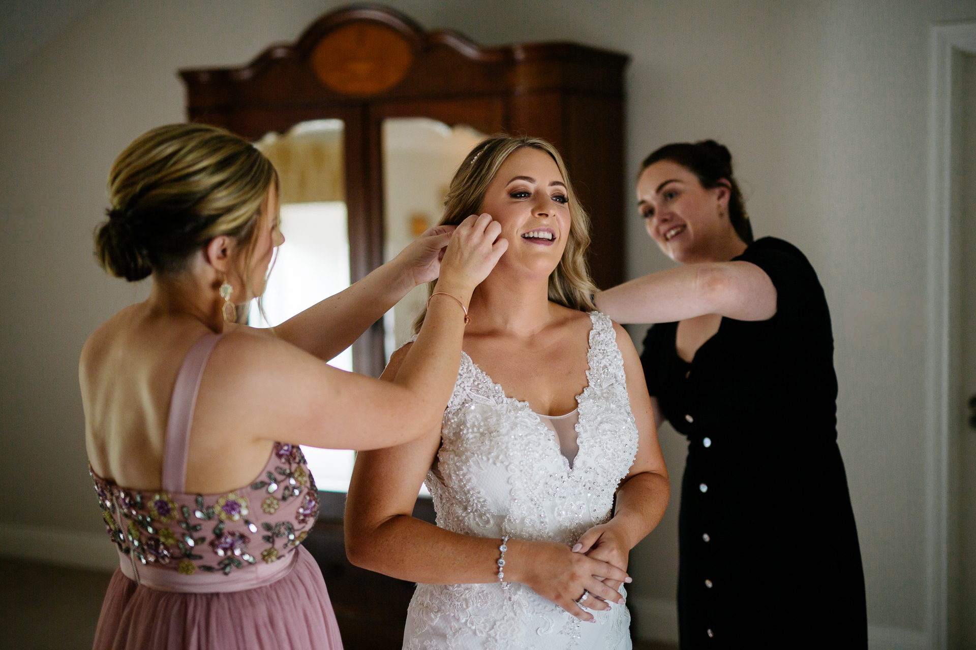 A person in a white dress