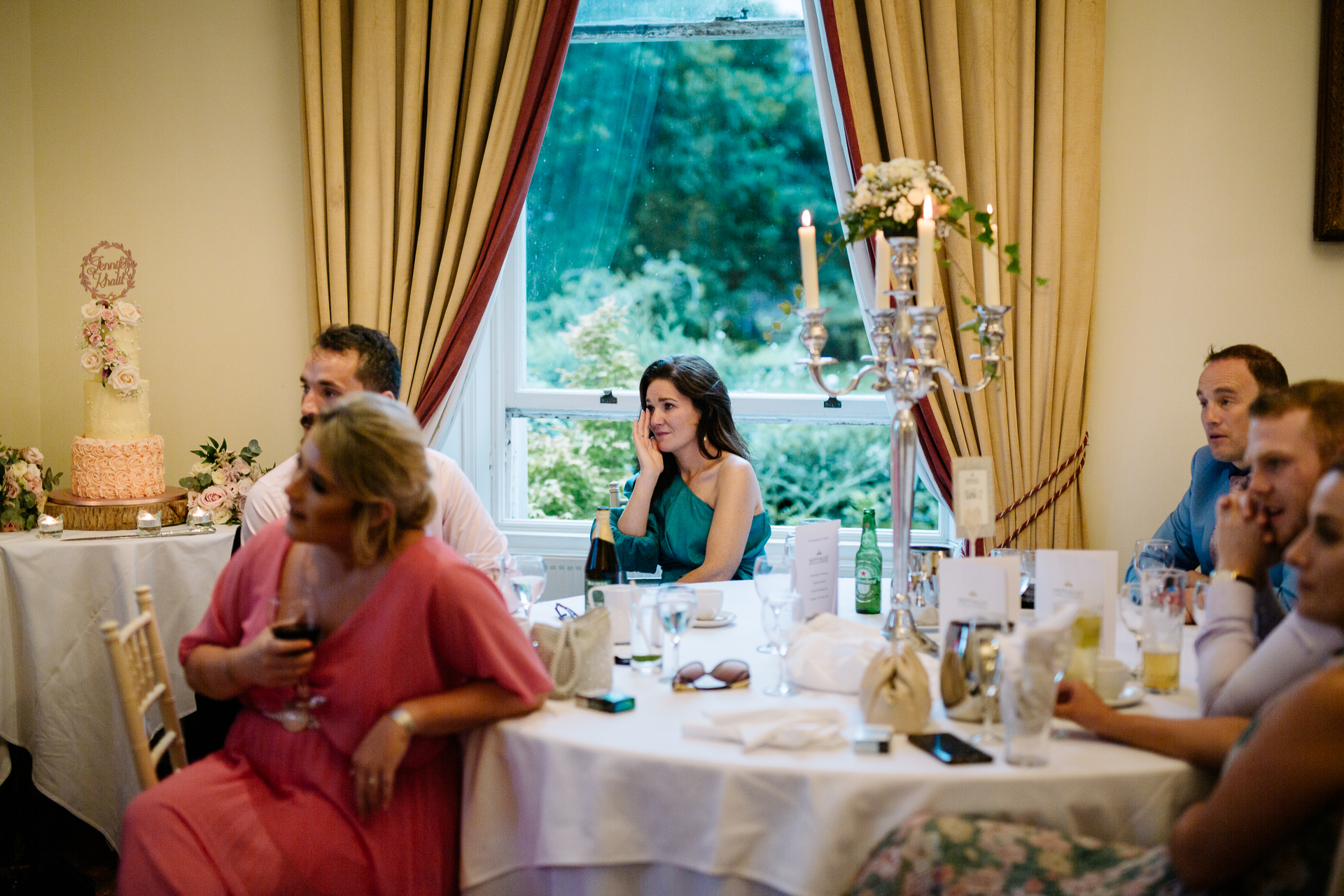 A group of people sitting around a table