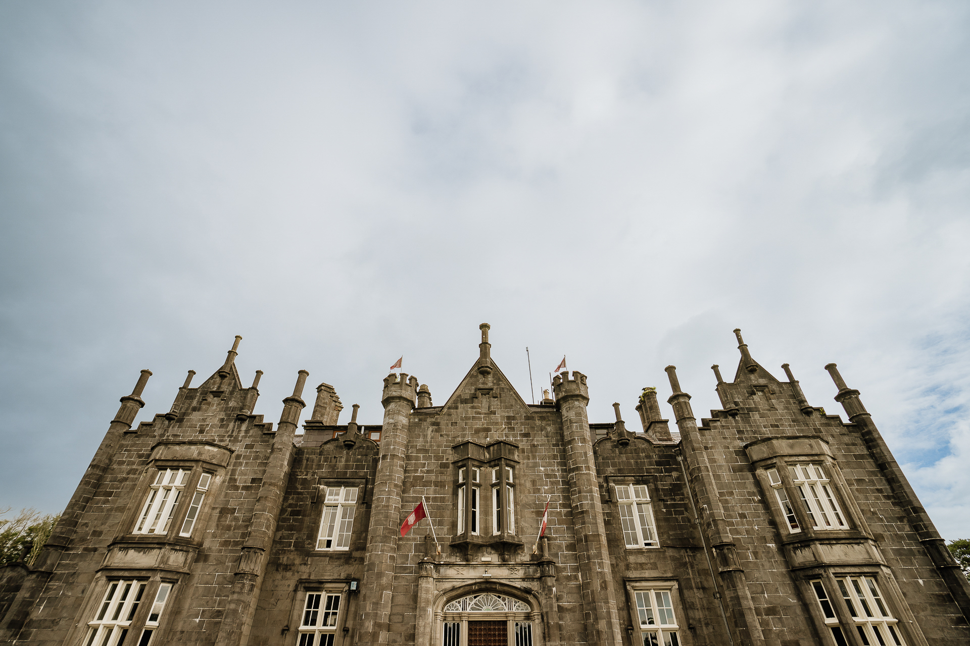 A large stone building