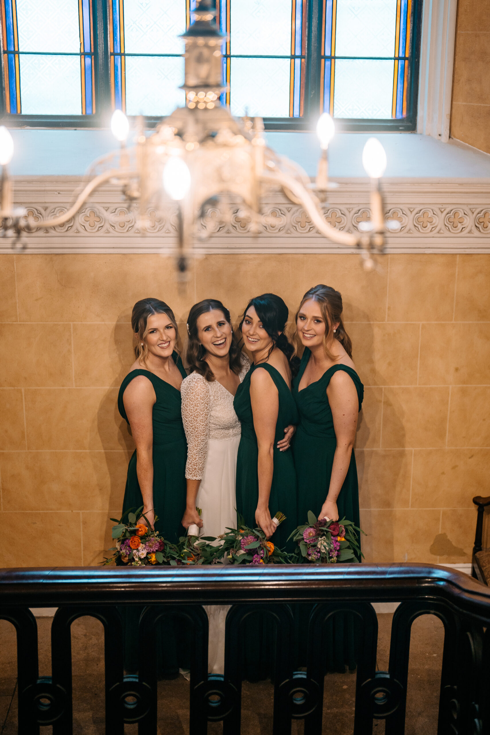 A group of women in dresses