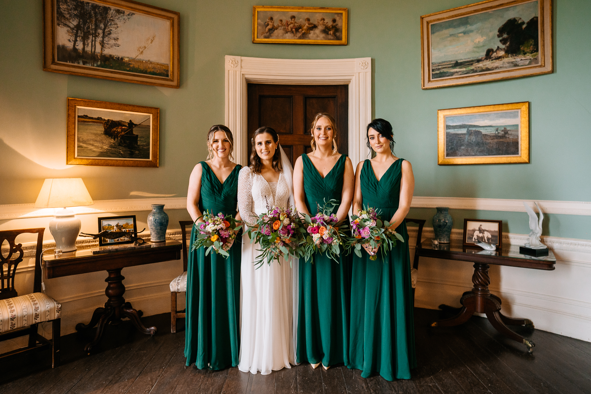 A group of women posing for a picture