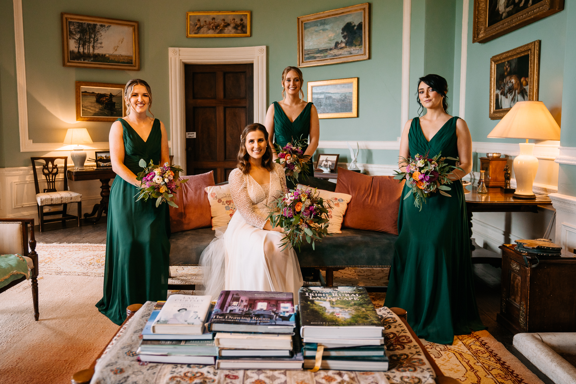 A group of women posing for a picture