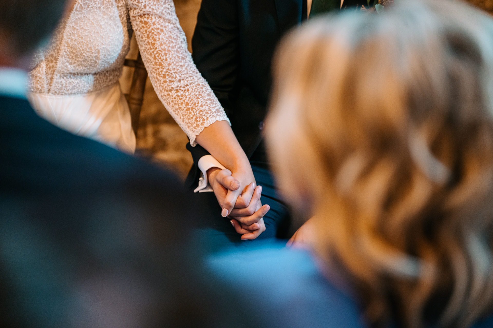 A close-up of people shaking hands