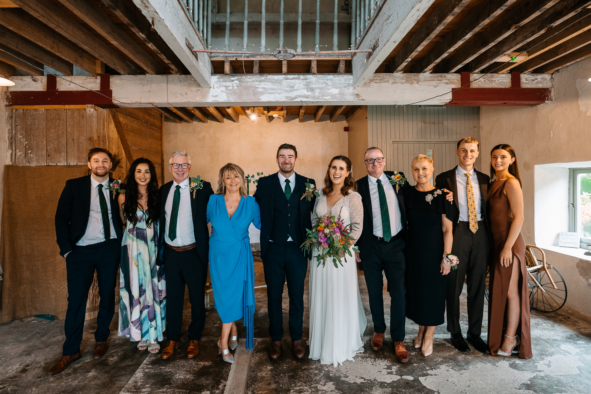 A group of people posing for a photo