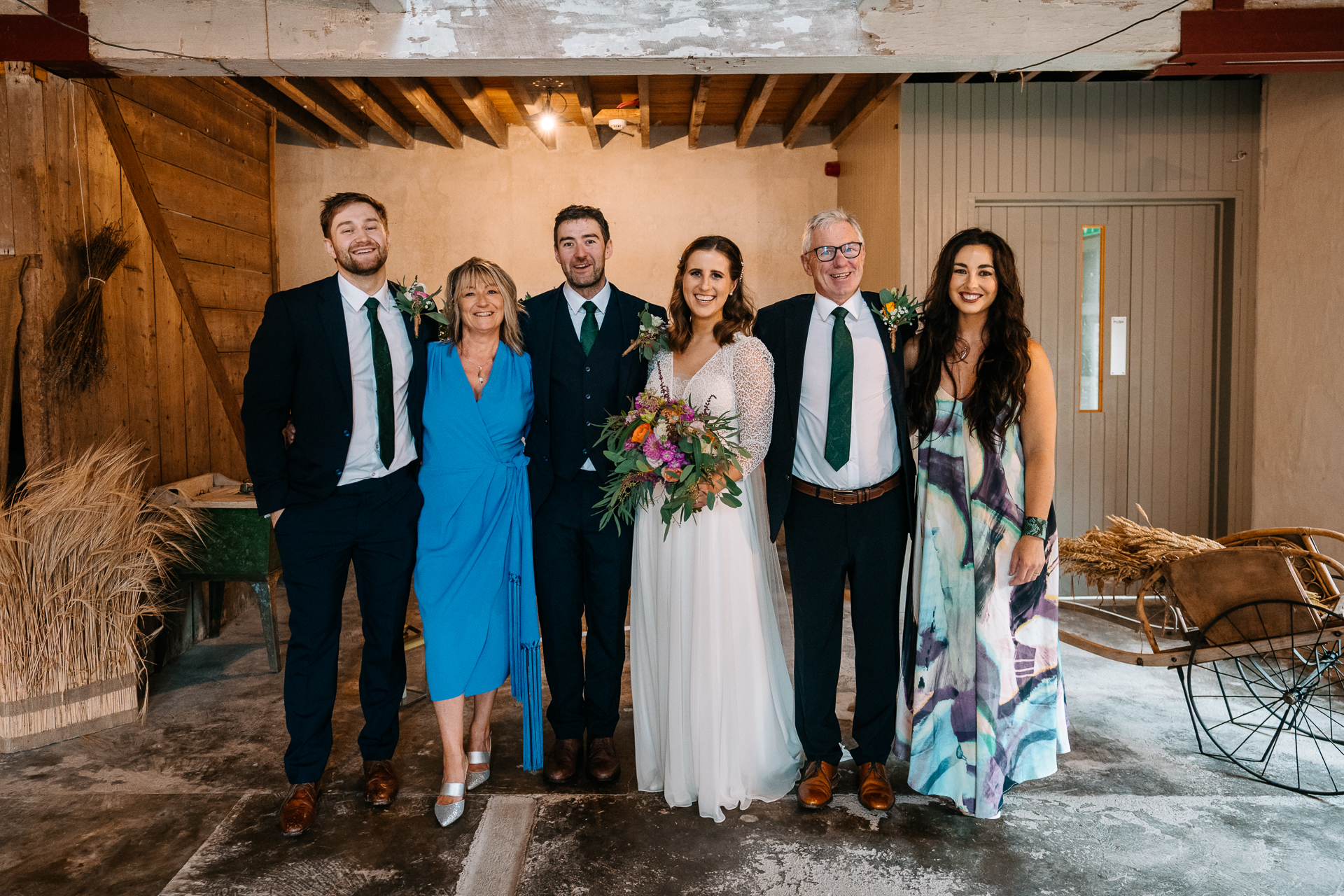 A group of people posing for a photo