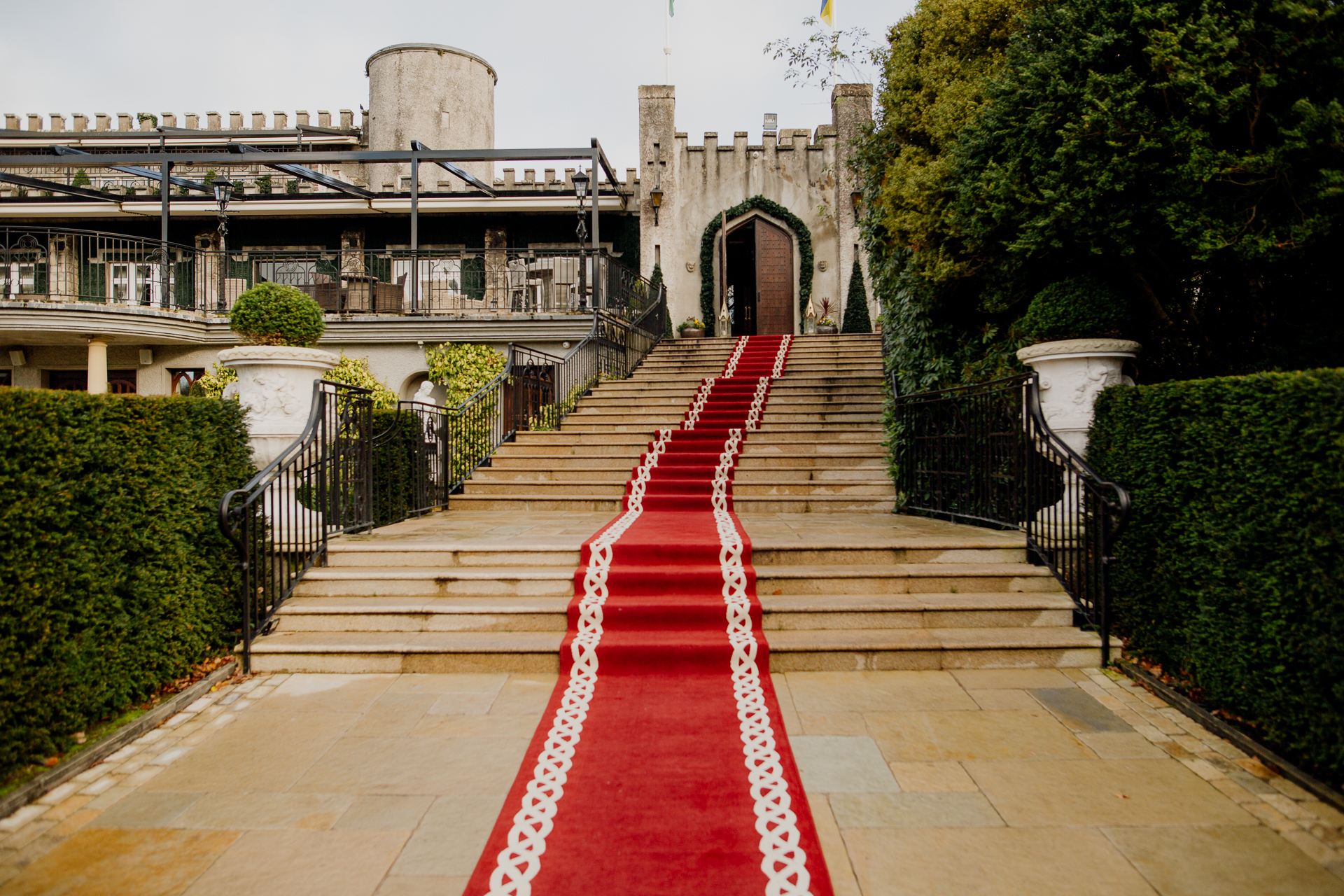 A set of stairs leading to a building