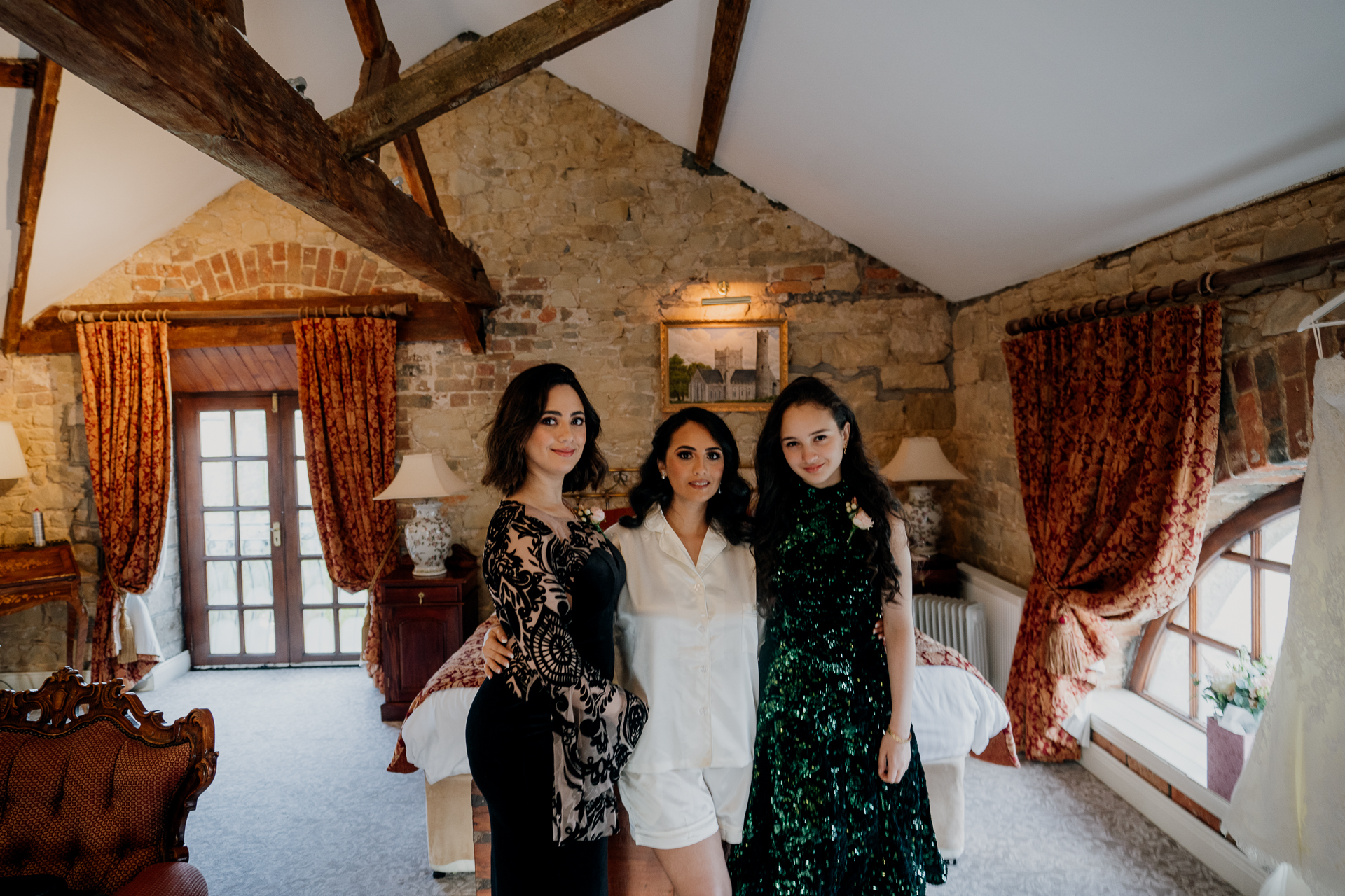 A group of women posing for a picture