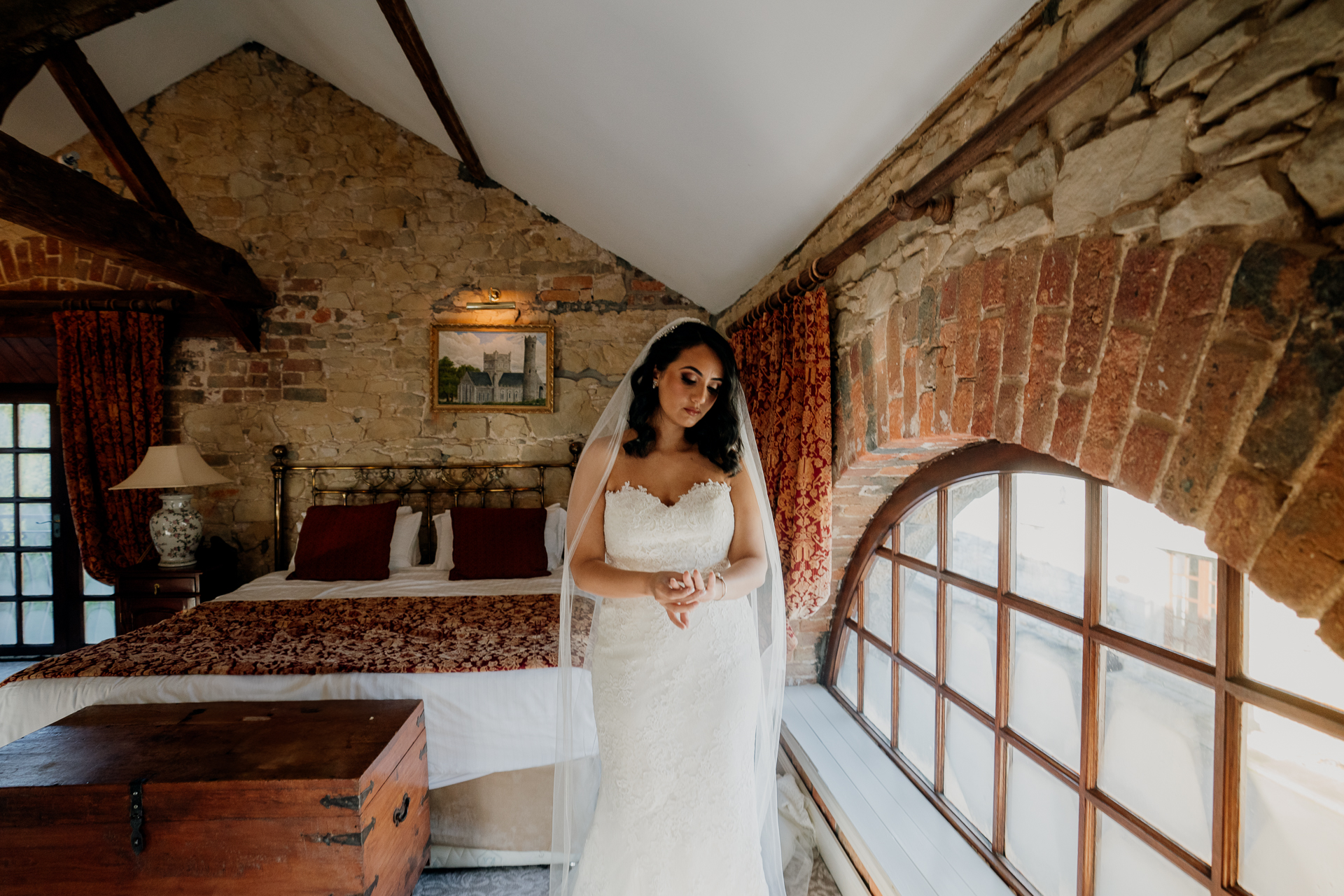 A person in a wedding dress